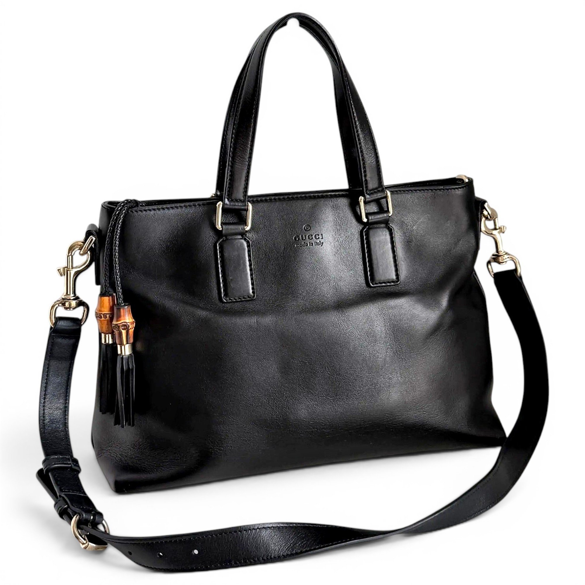 Leather crossbody bag
