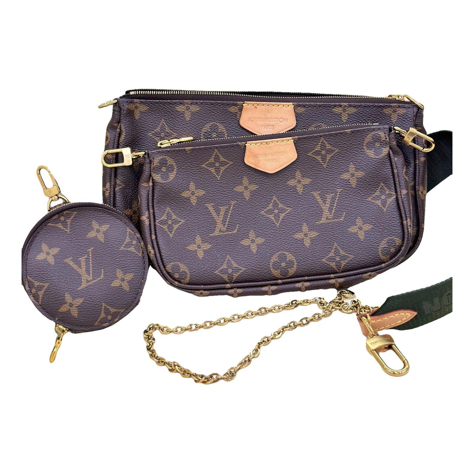Multi Pochette Accessoires leather crossbody bag