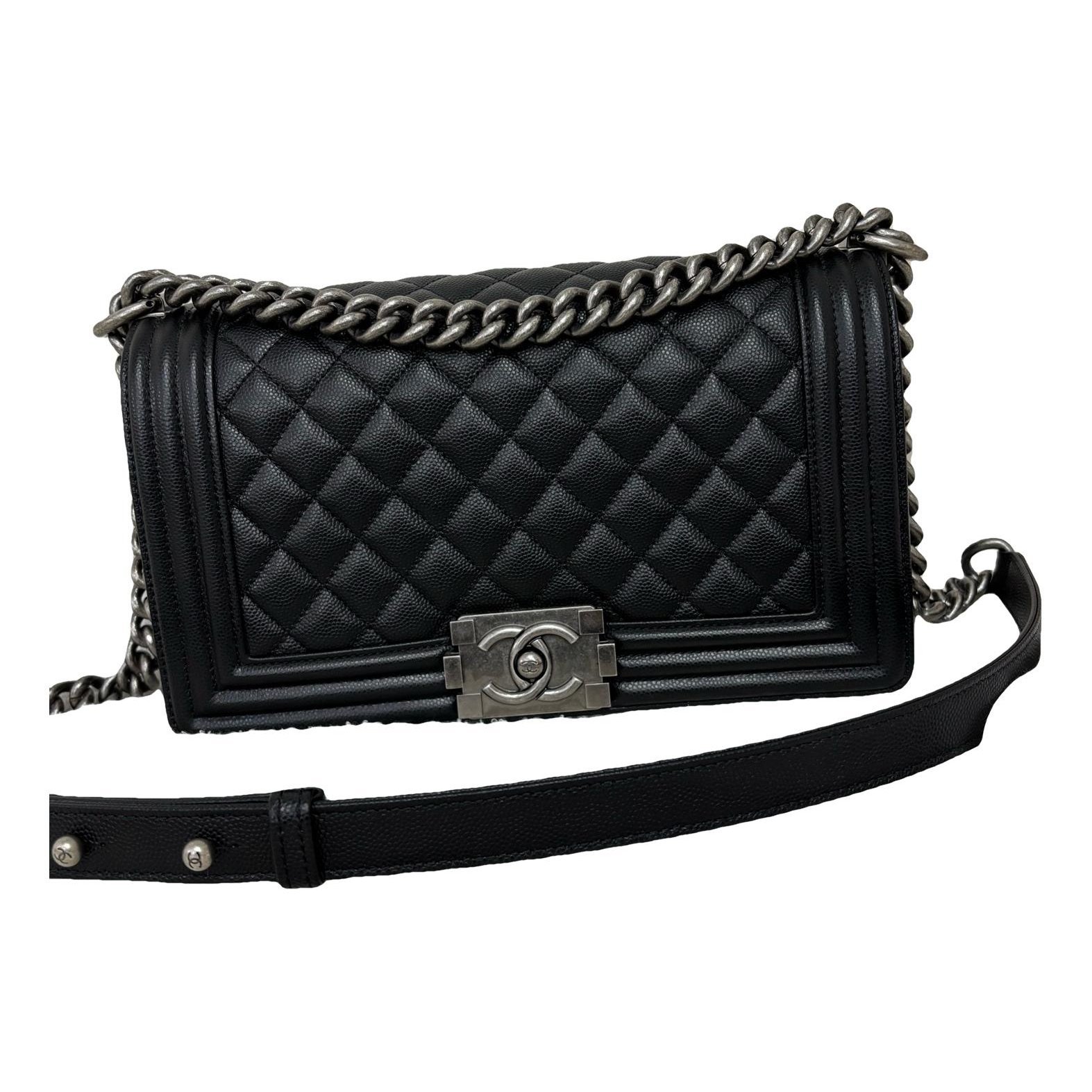 Boy leather crossbody bag