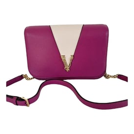 Versace Virtus leather handbag