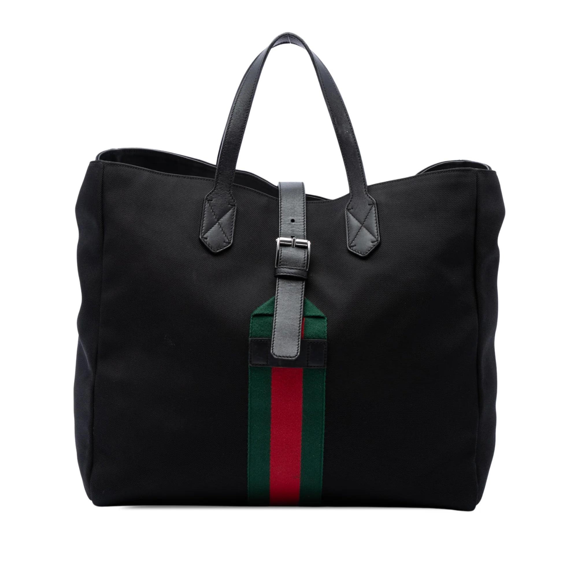 Gucci B leather tote