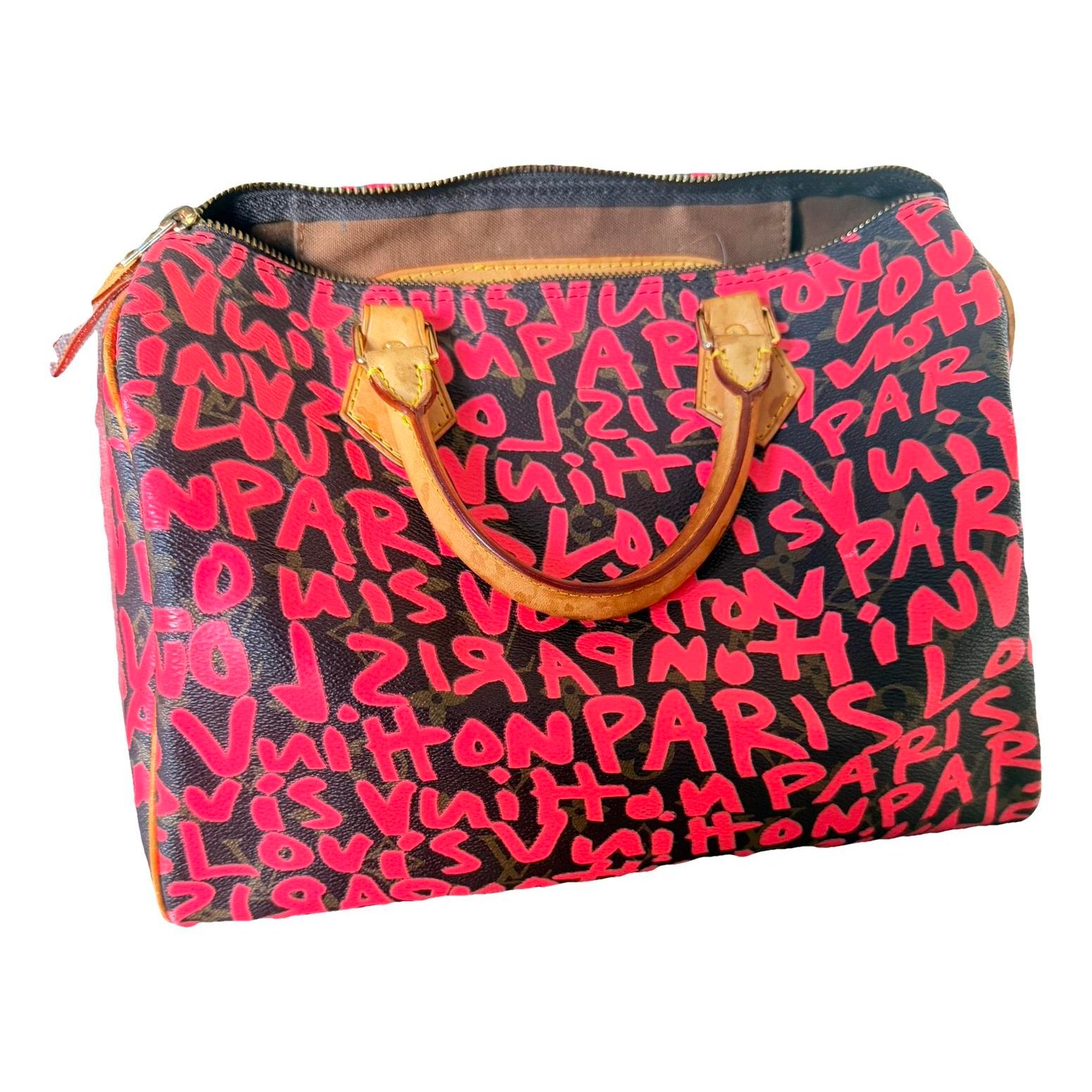 Speedy leather handbag