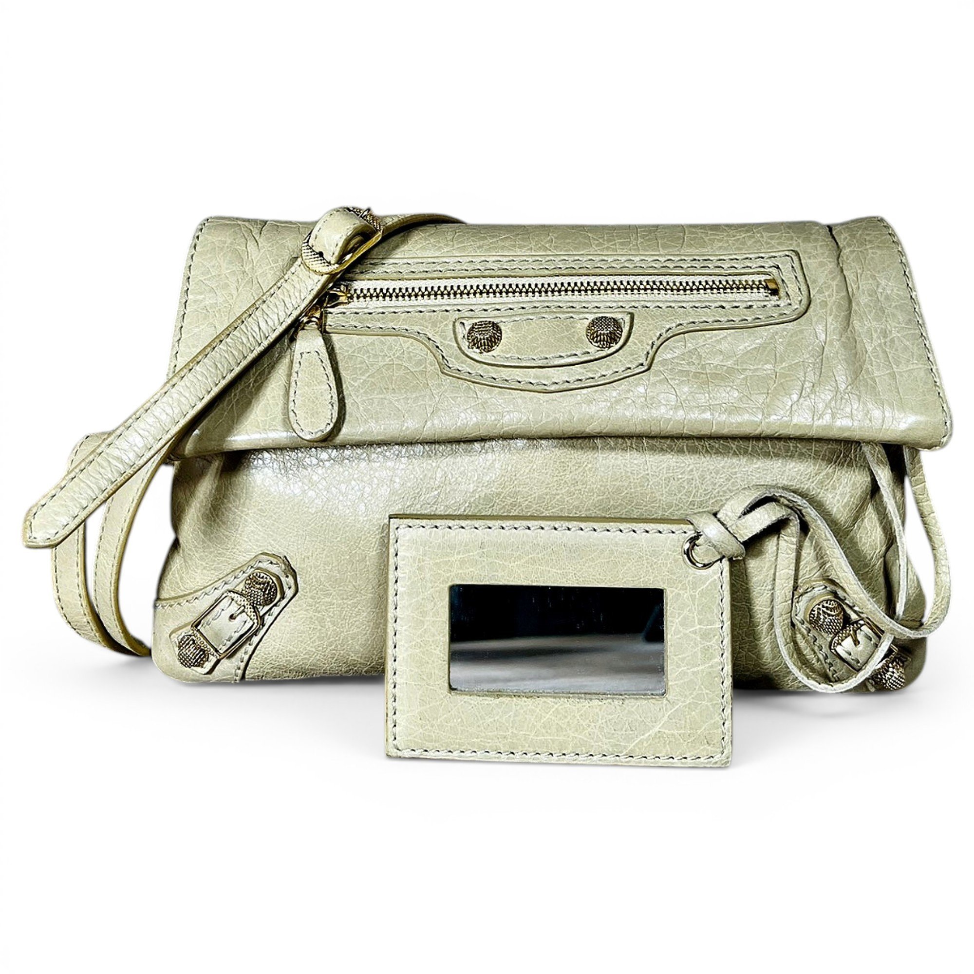 Leather crossbody bag