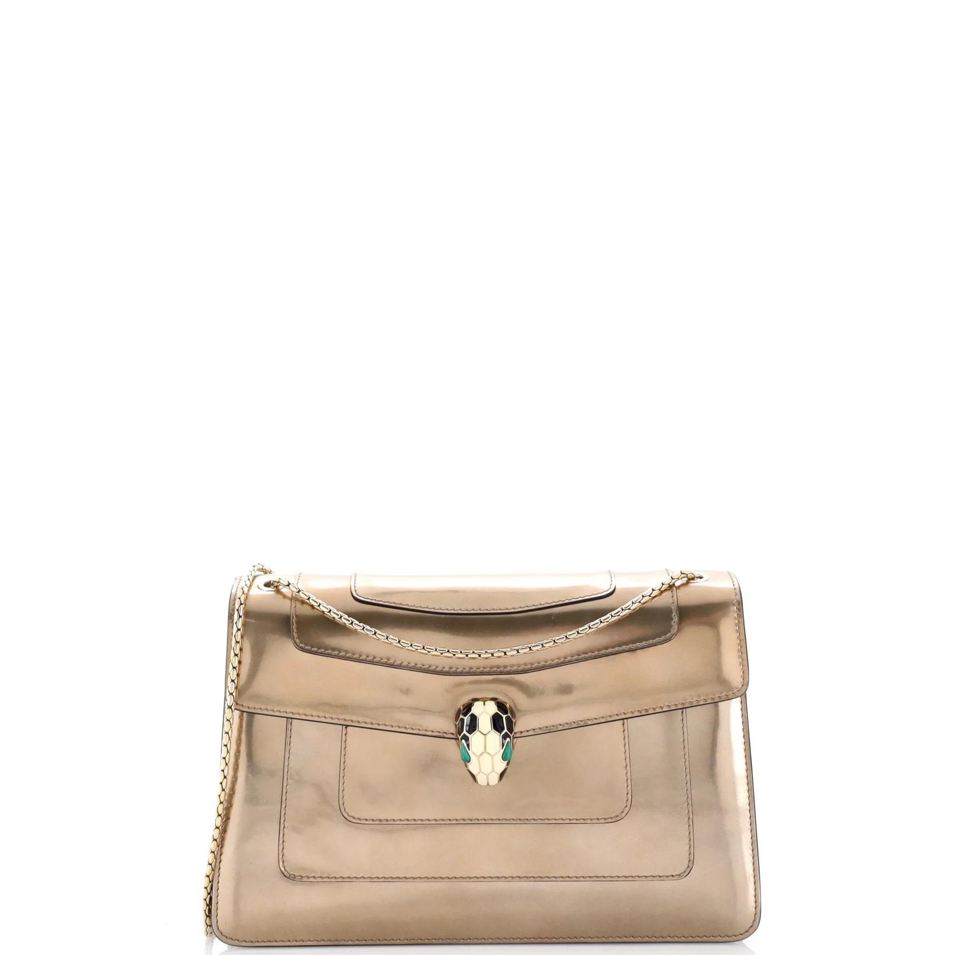 Patent leather handbag
