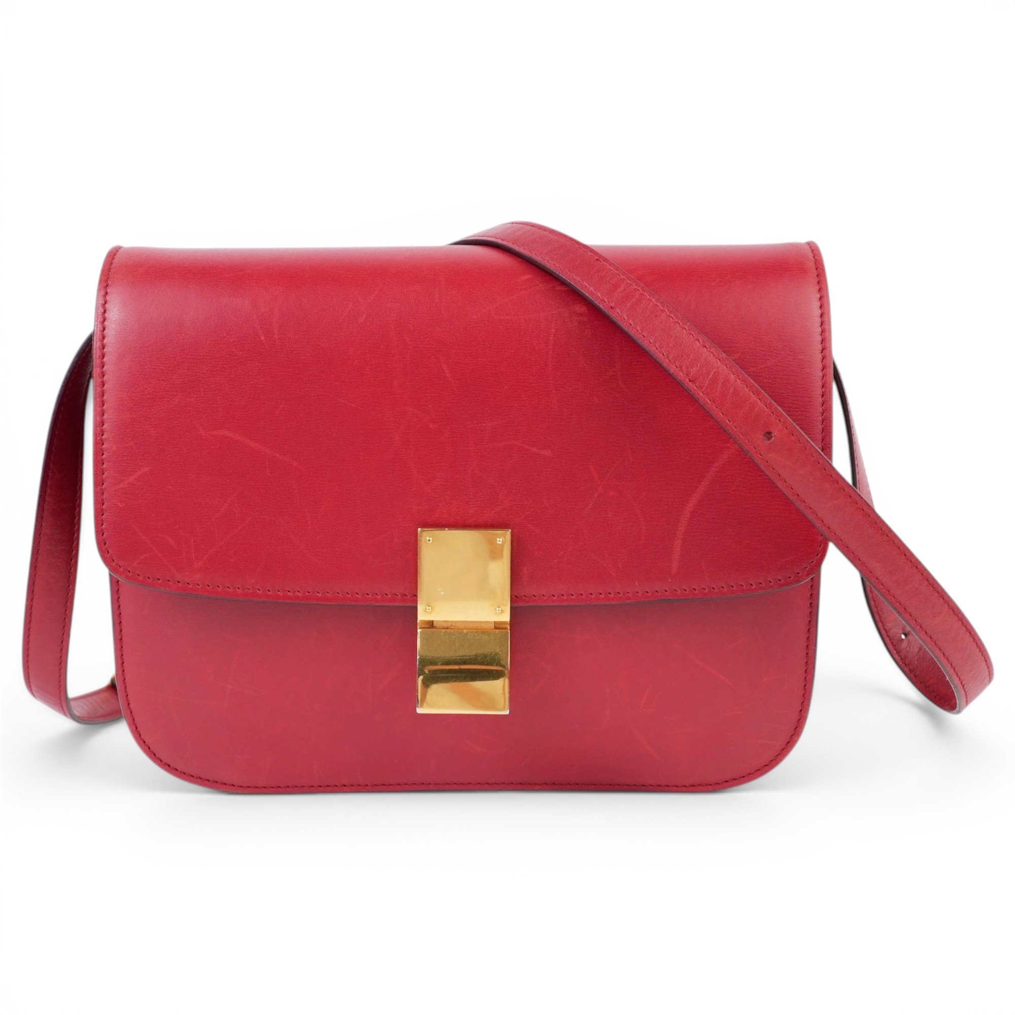 Classic leather handbag