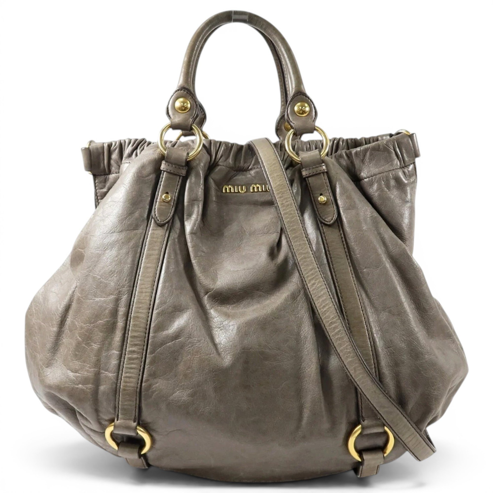 Miu Miu Vitello leather crossbody bag