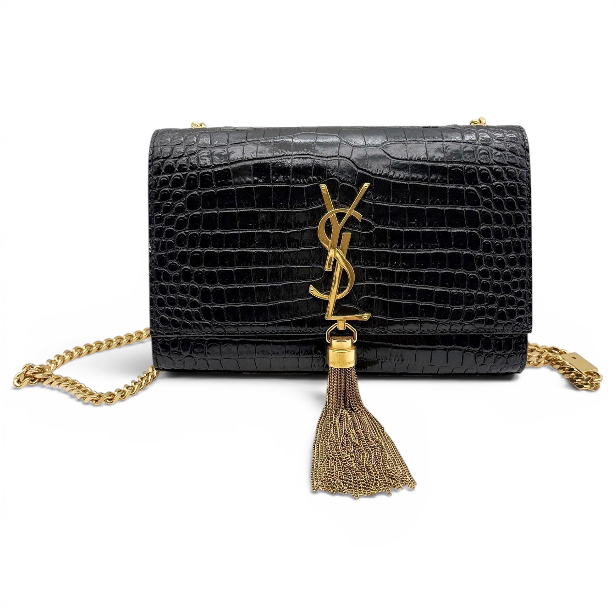 Pompom Kate leather handbag