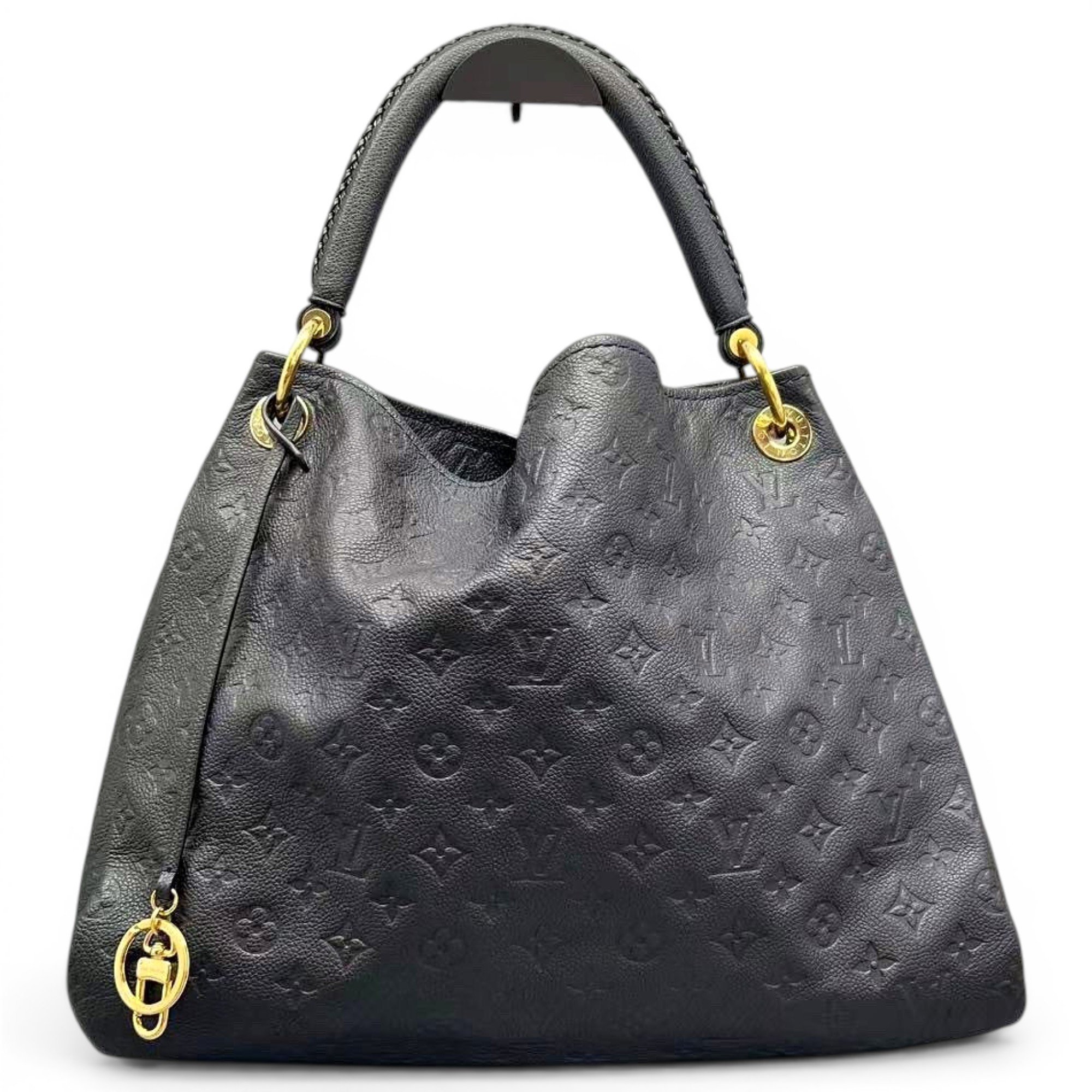 Artsy leather handbag