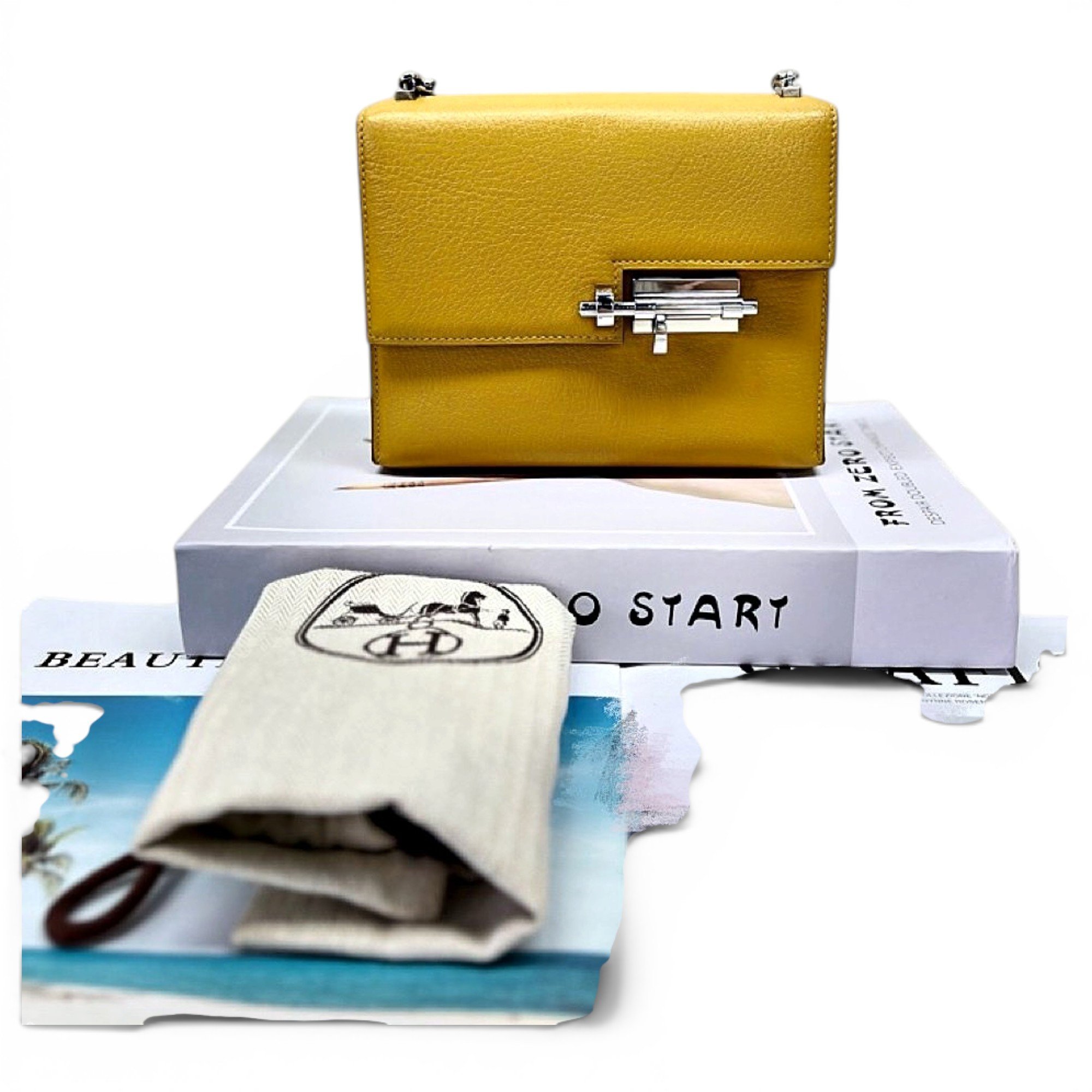 Verrou Mini leather handbag