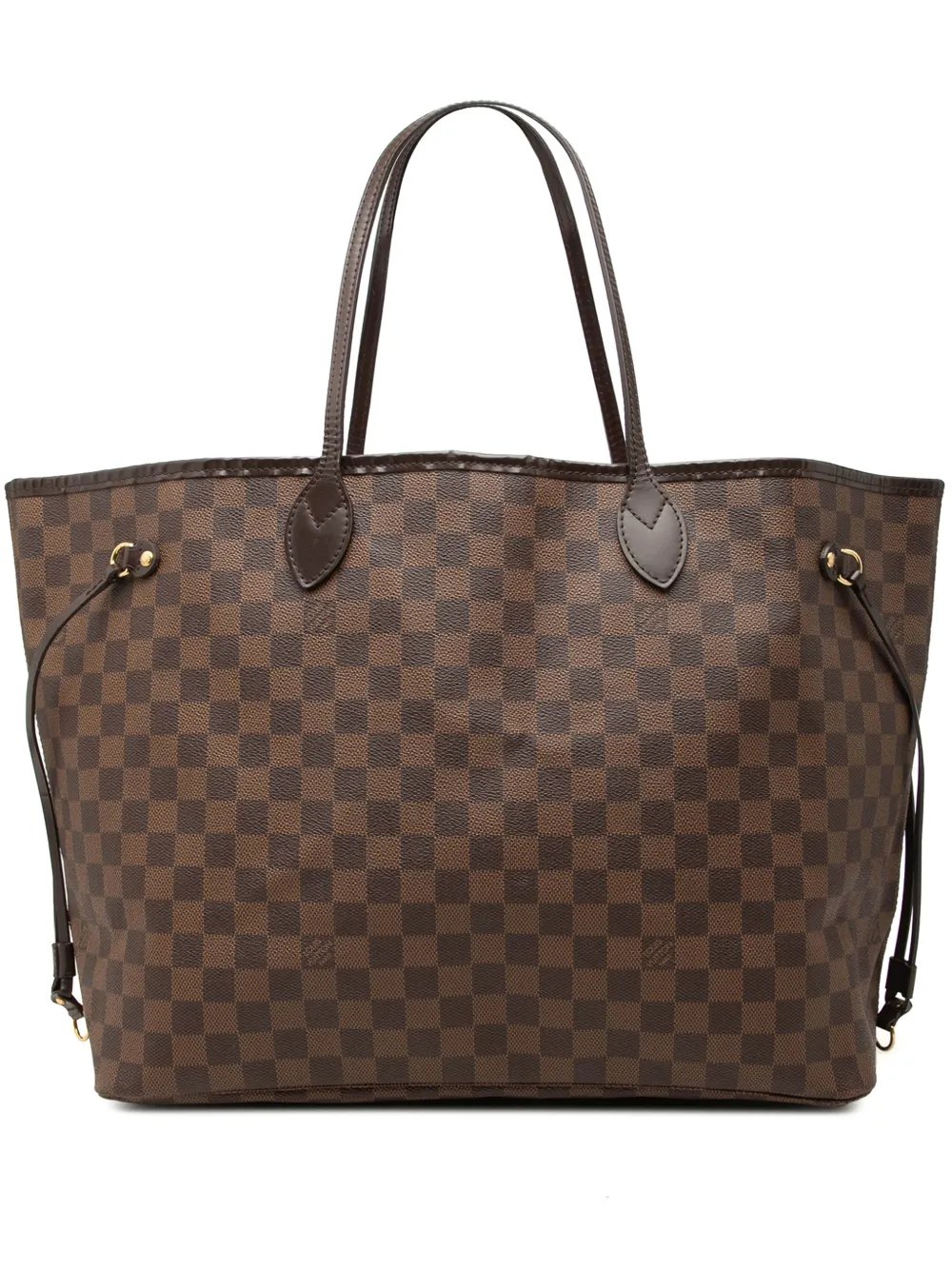 2010 Damier Ebene Neverfull GM tote bag