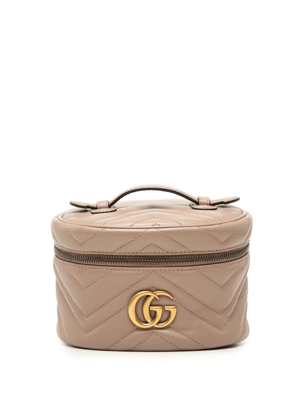 2000-2015 Mini GG Marmont Round Leather vanity bag