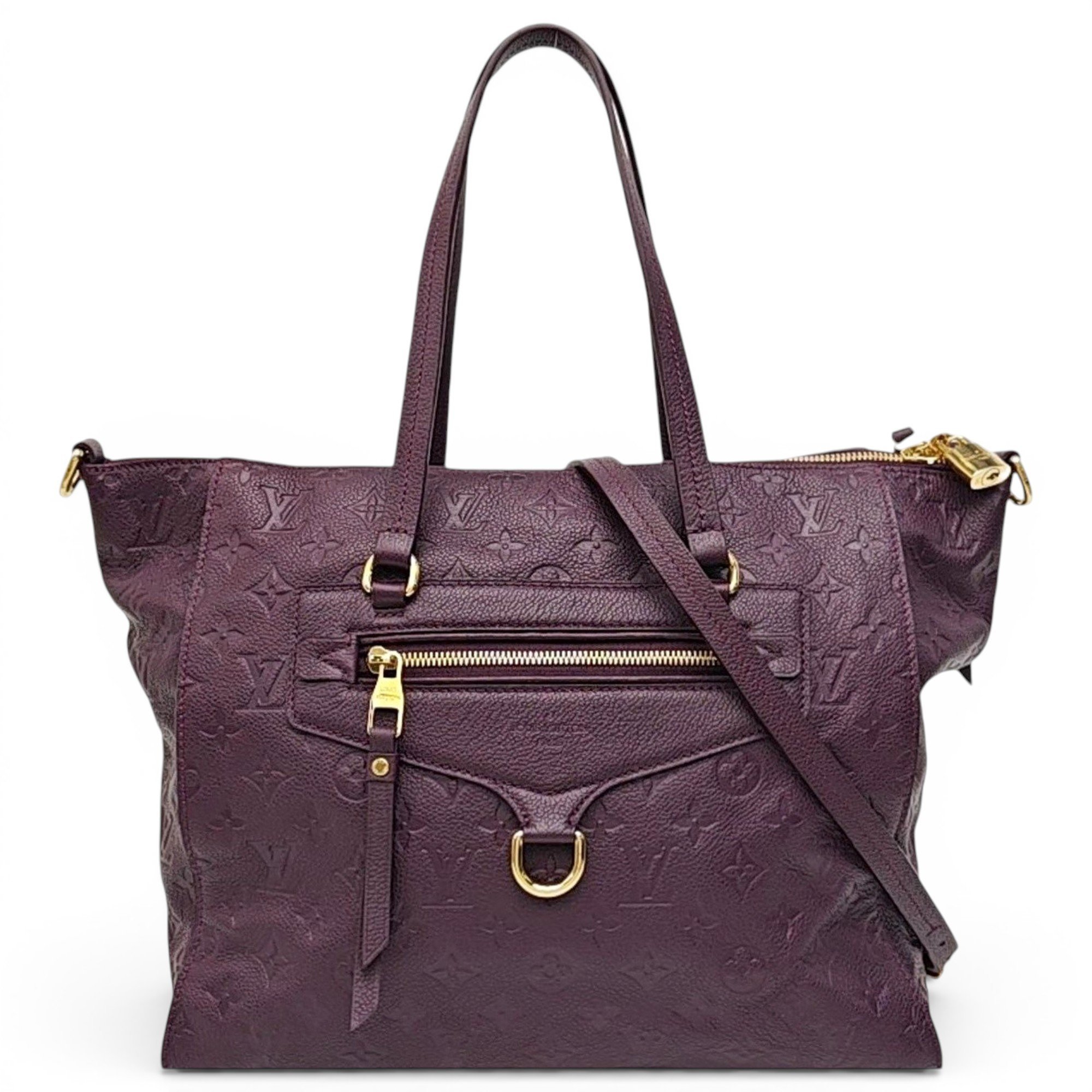 Lumineuse leather handbag