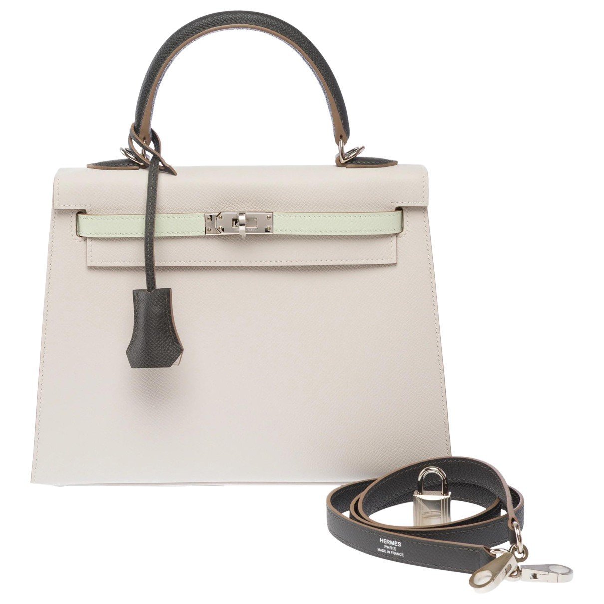 Kelly 25 leather handbag