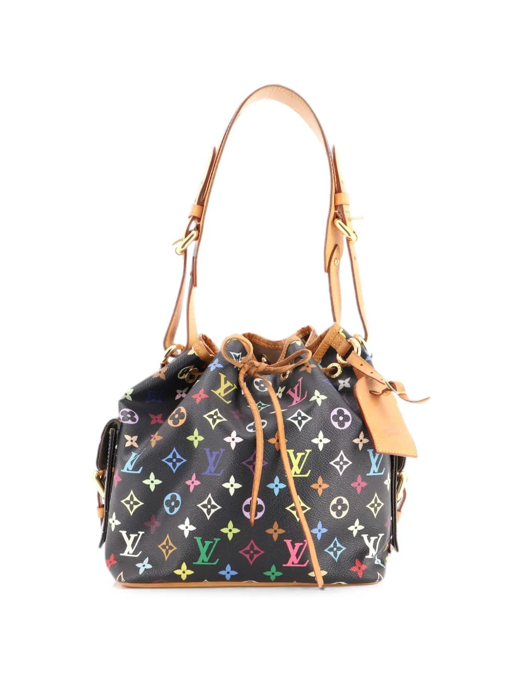 Petit Noe Handbag Monogram Multicolor bucket bag