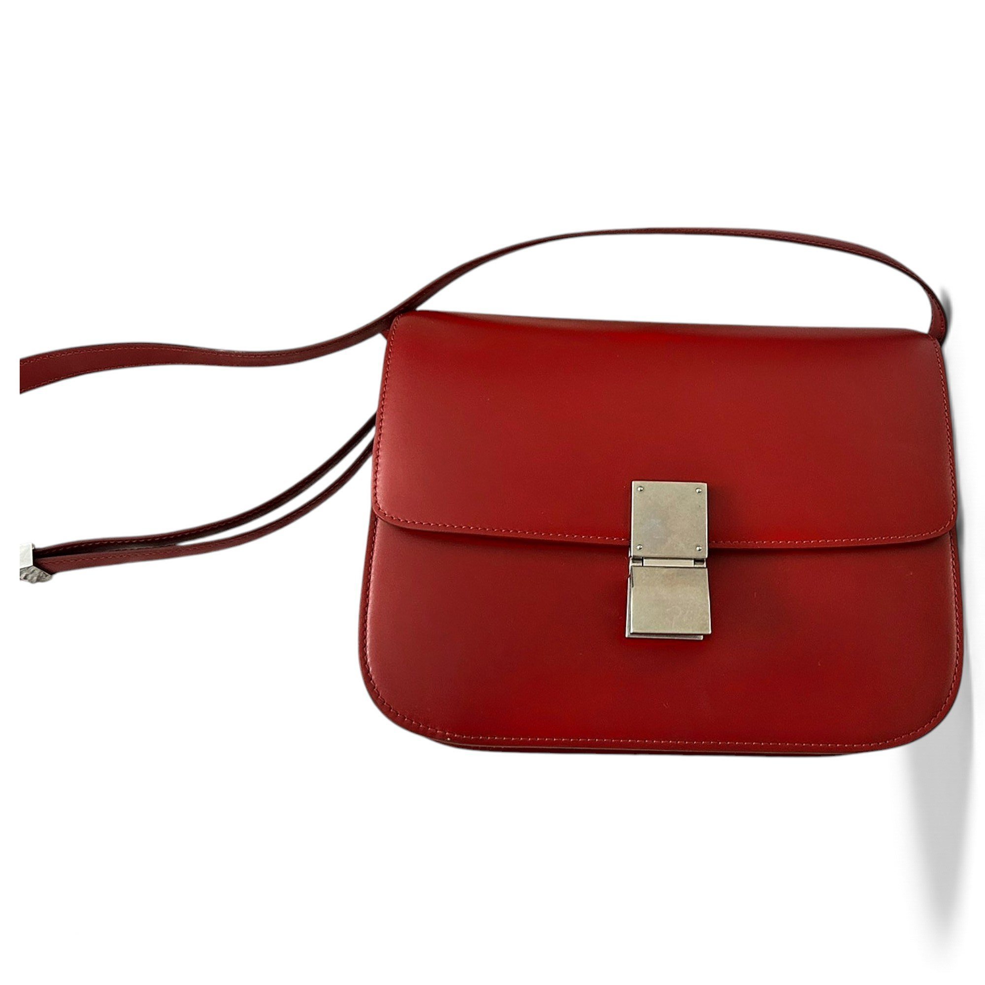 Classic leather crossbody bag
