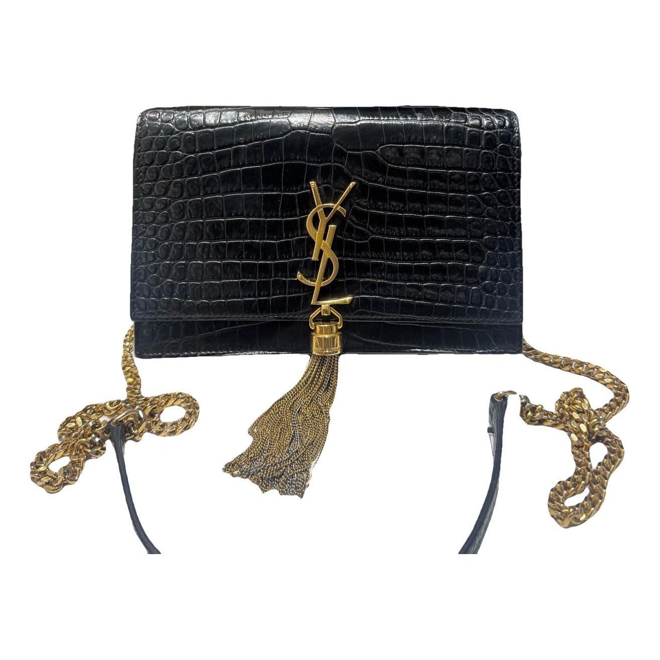 Pompom Kate leather handbag