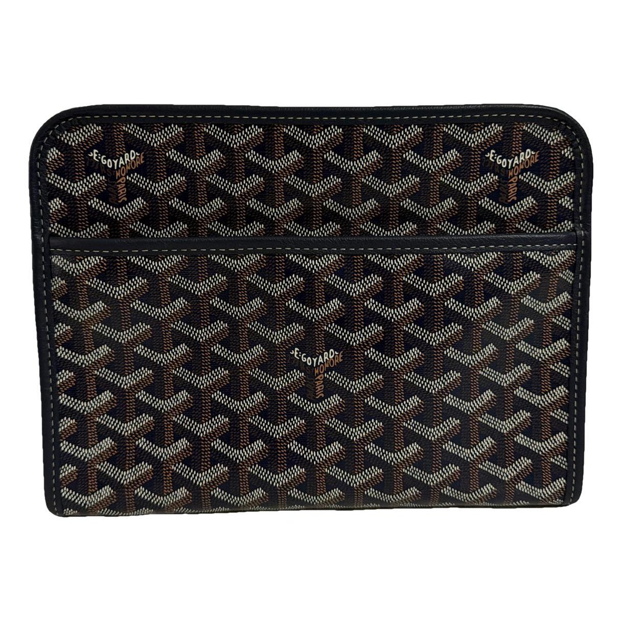 Jouvence leather clutch bag