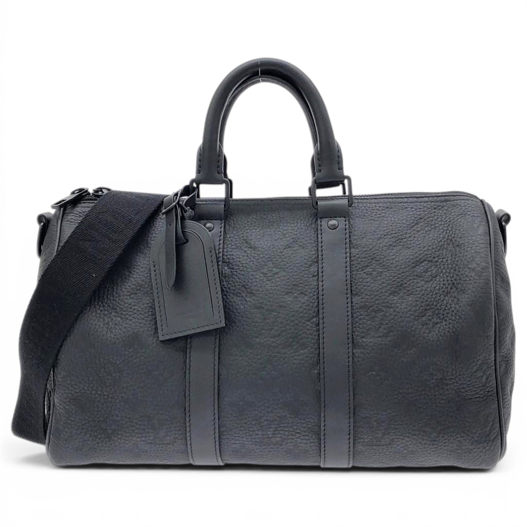 Keepall leather travel bag