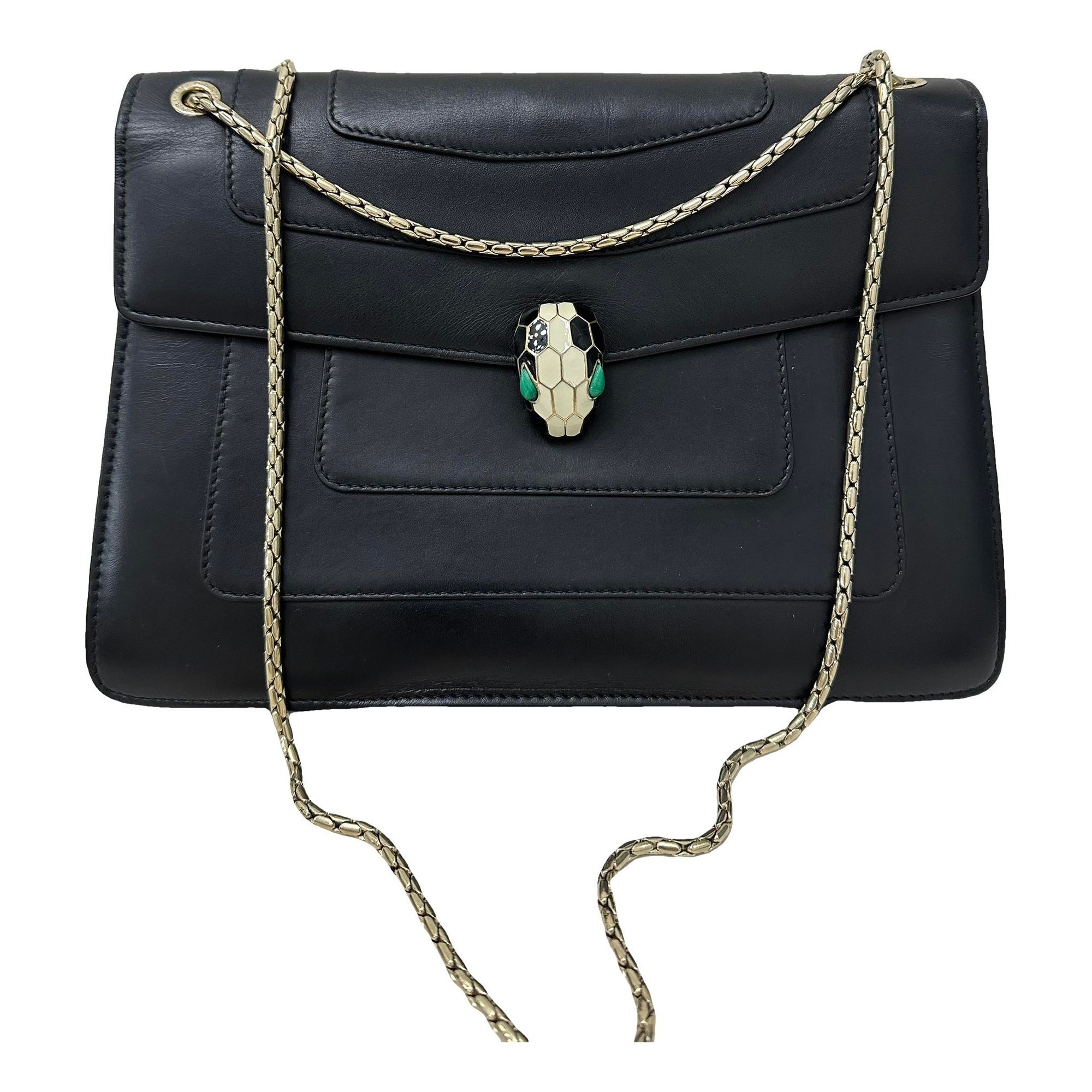 Bvlgari Serpenti leather handbag