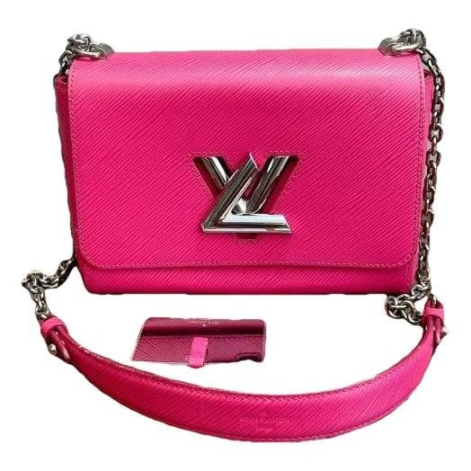 Twist leather handbag