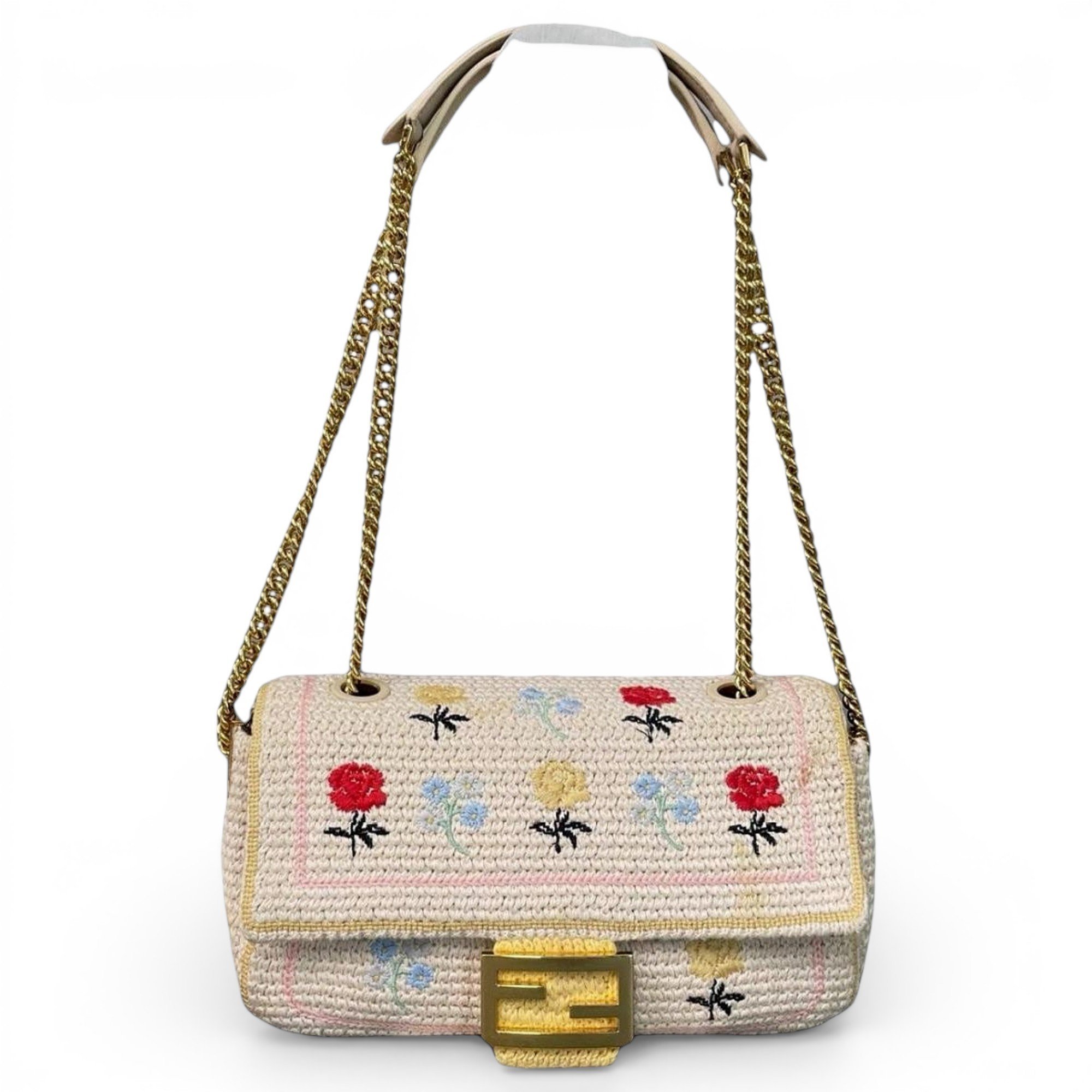 Baguette wool handbag