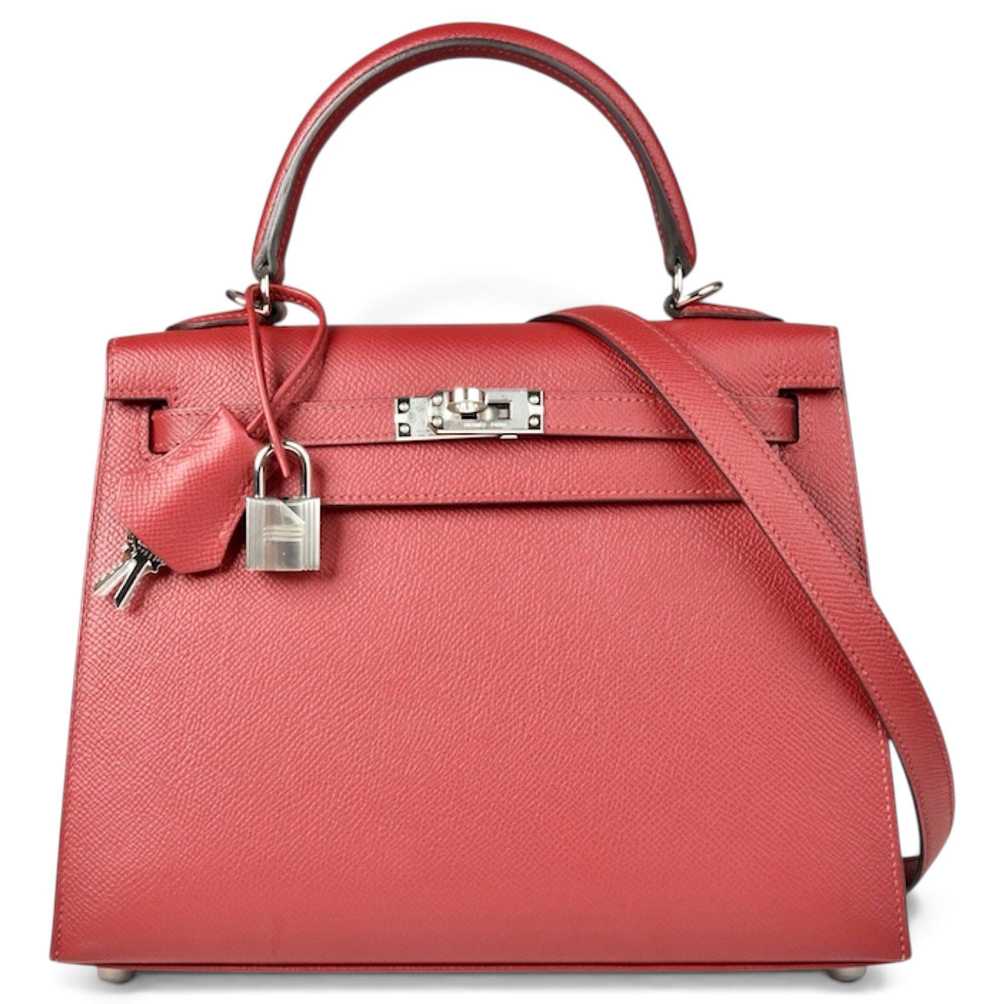 Kelly 25 leather handbag