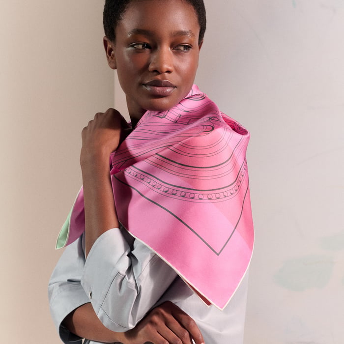 Grand Tralala Double Face Scarf 90