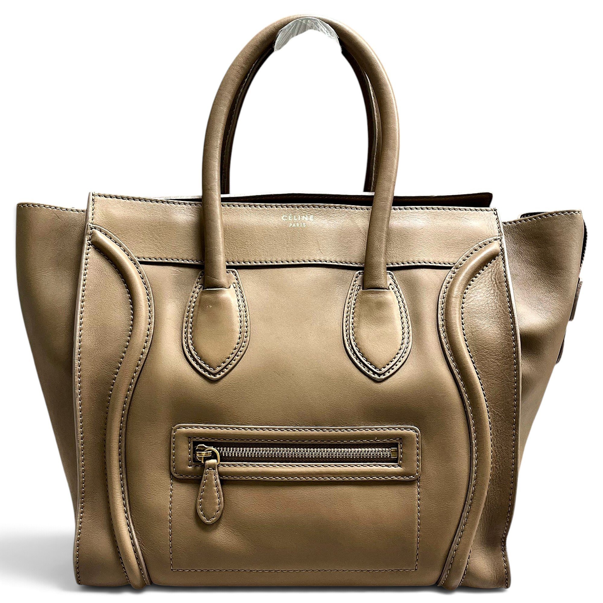 Luggage leather handbag