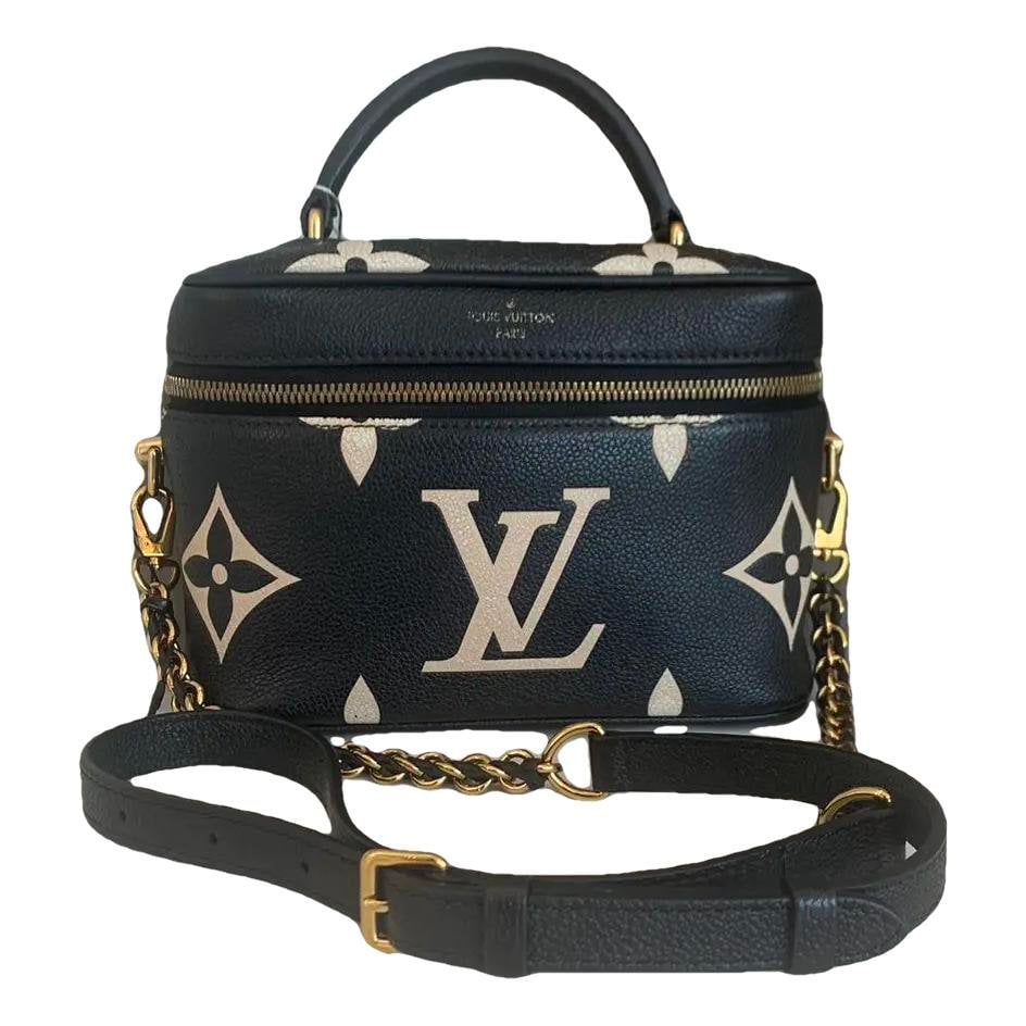 Vanity leather handbag