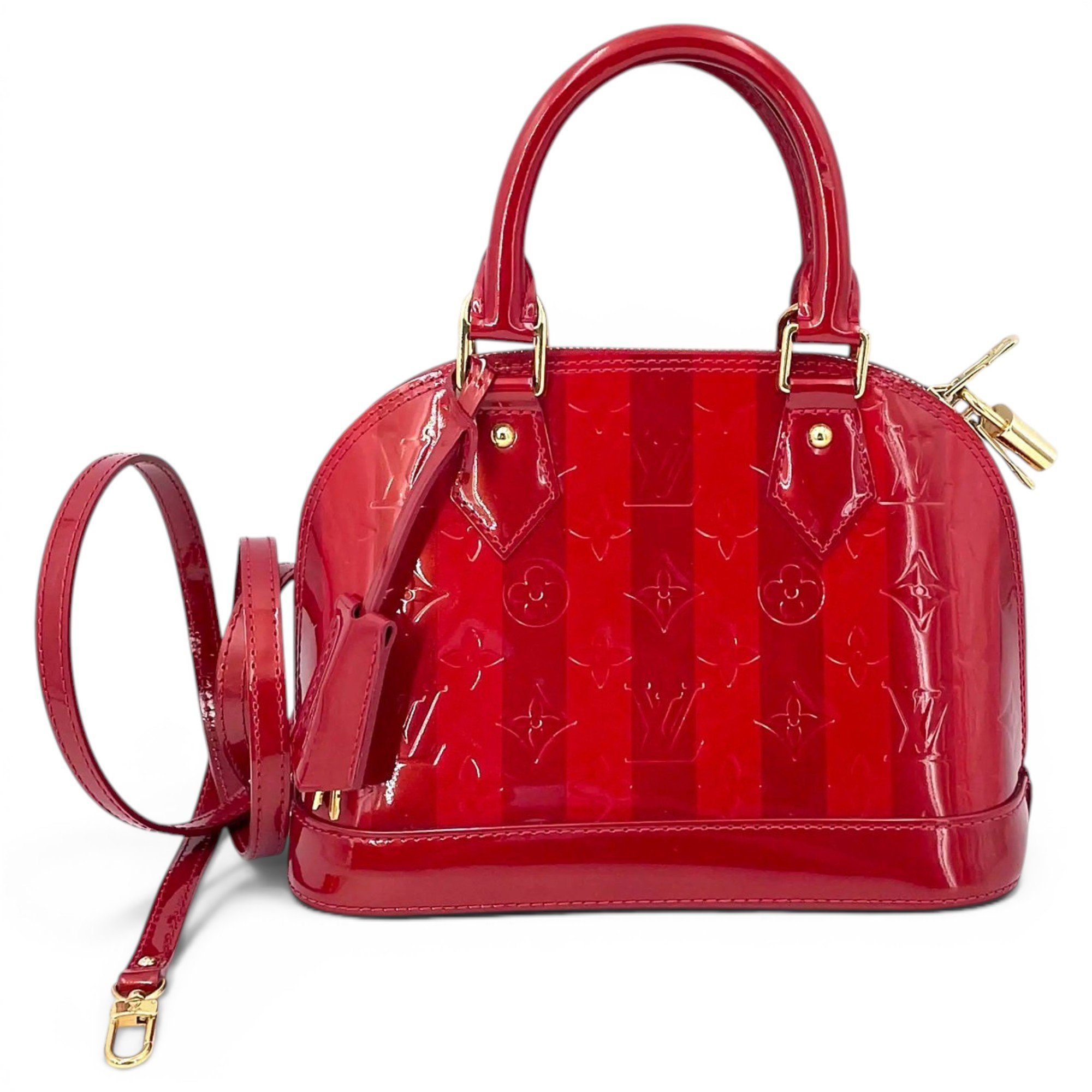 Alma BB patent leather handbag