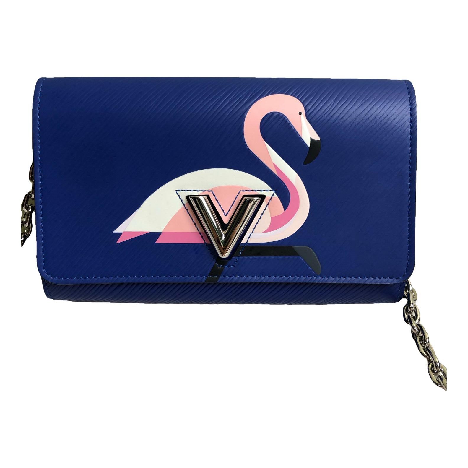 Twist leather crossbody bag