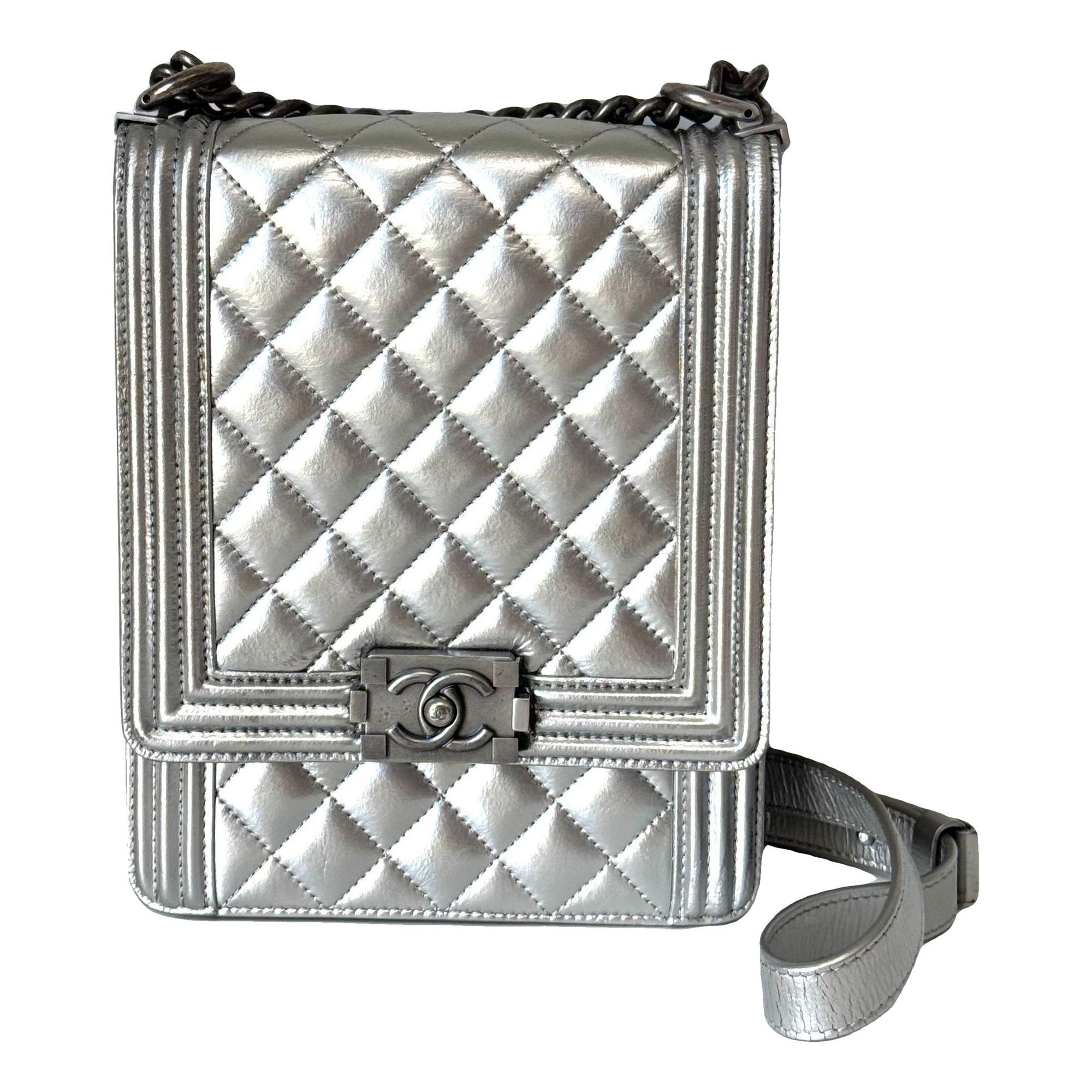 North South Boy leather handbag