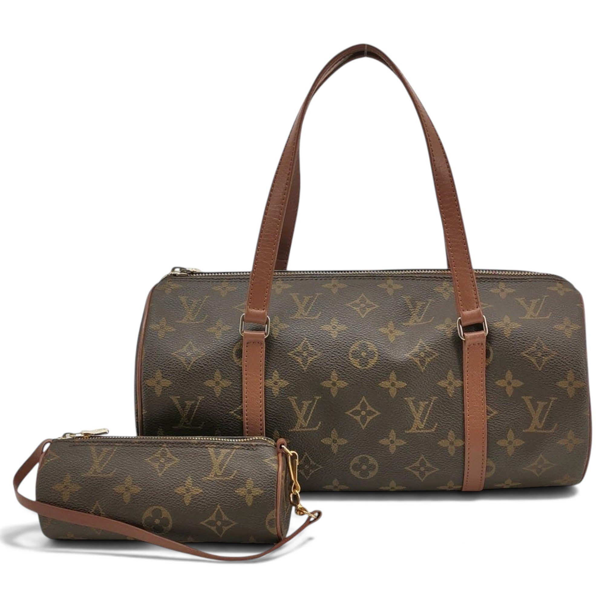 Papillon leather handbag