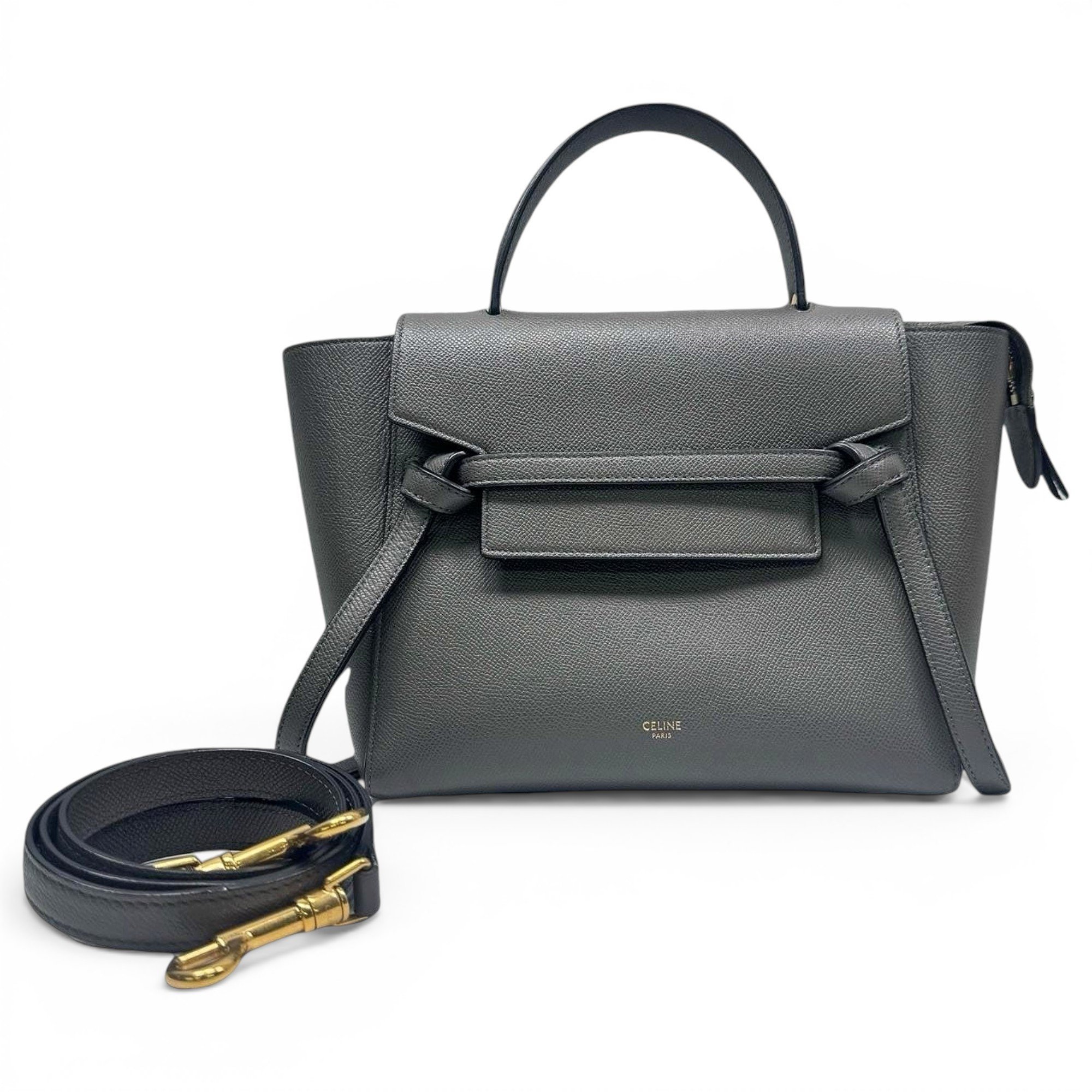 Belt leather bag