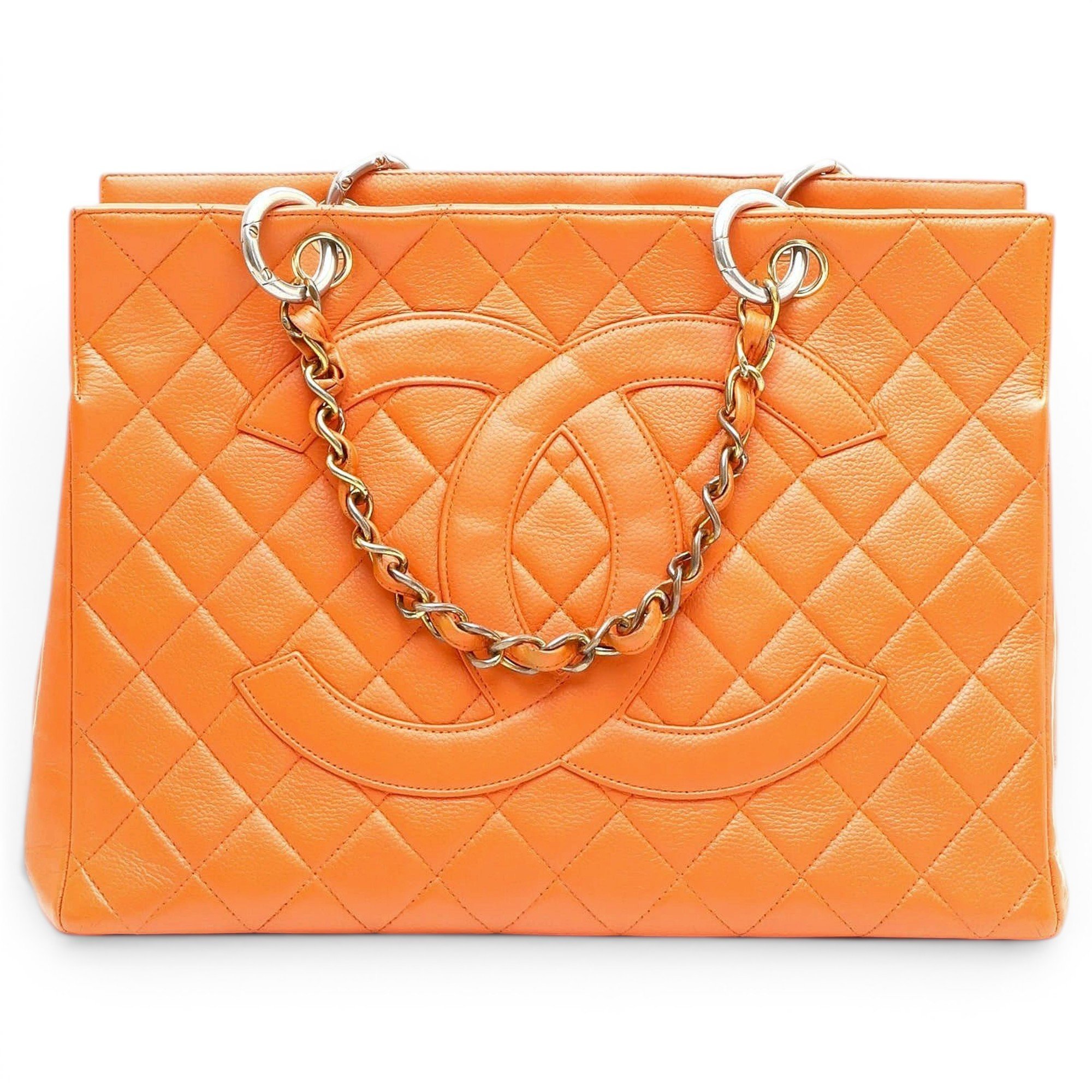 Trendy CC leather tote