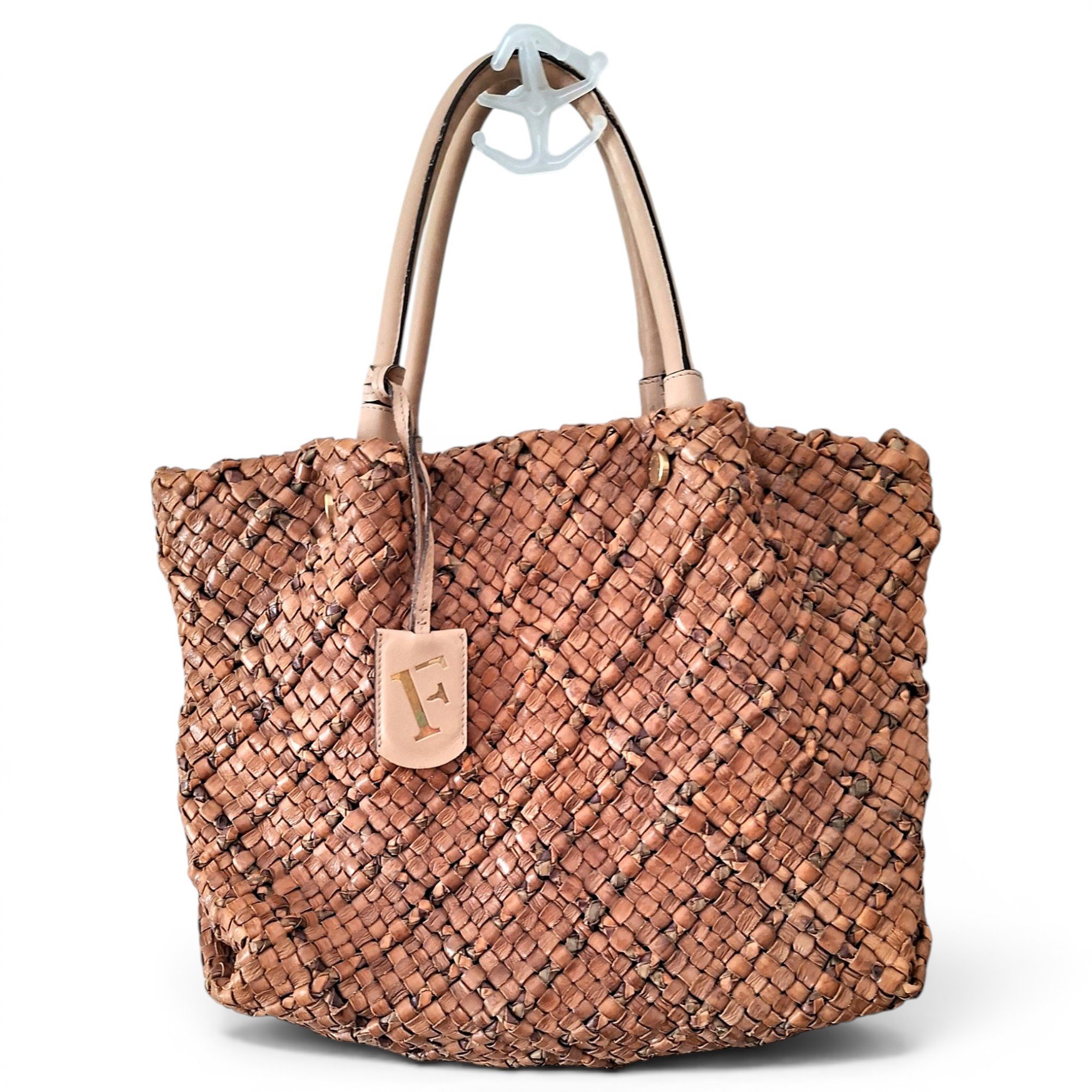 Leather tote