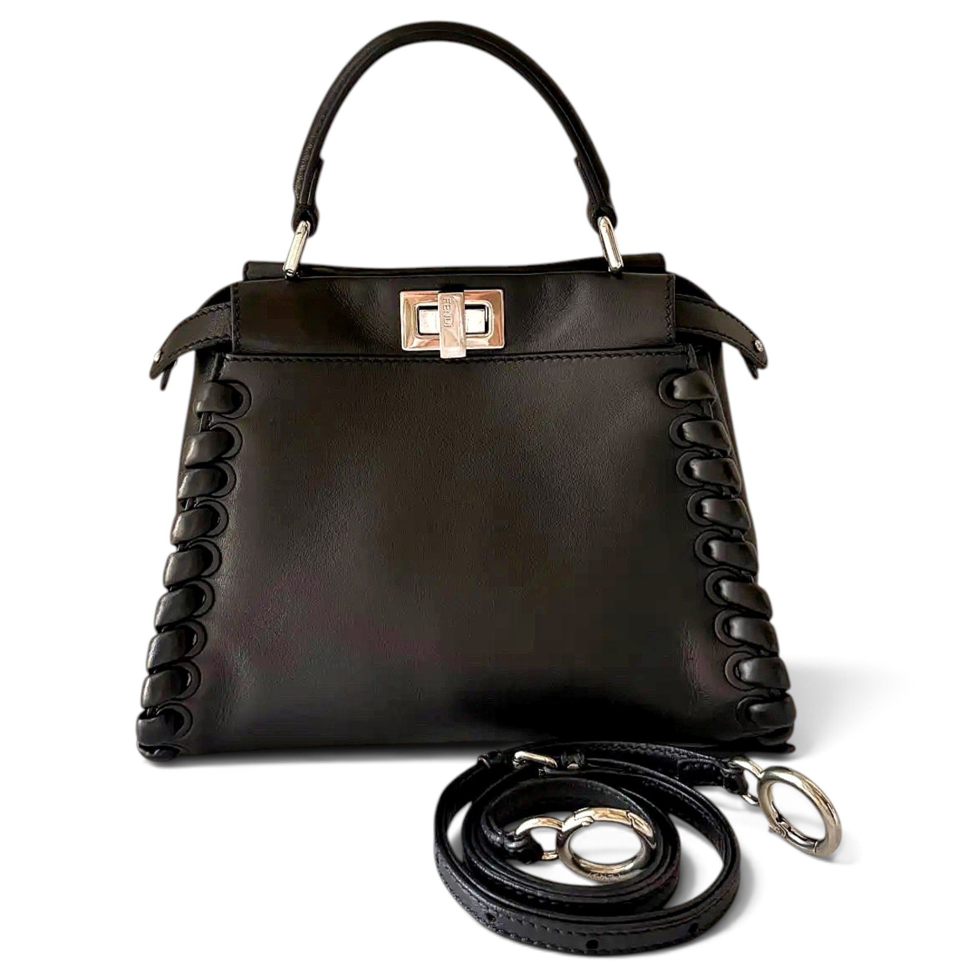 Peekaboo IseeU leather crossbody bag