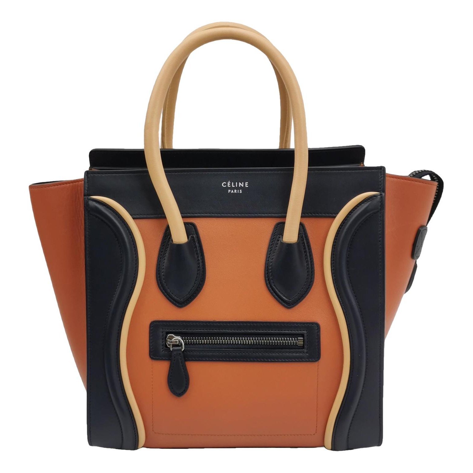 Luggage leather handbag
