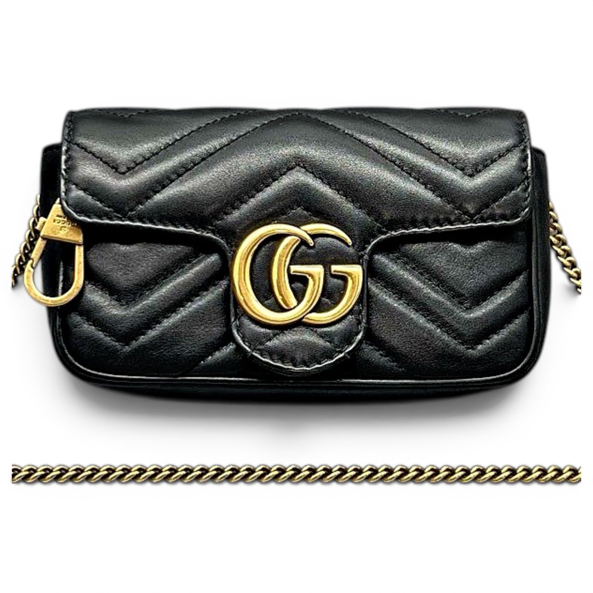 GG Marmont Flap leather crossbody bag