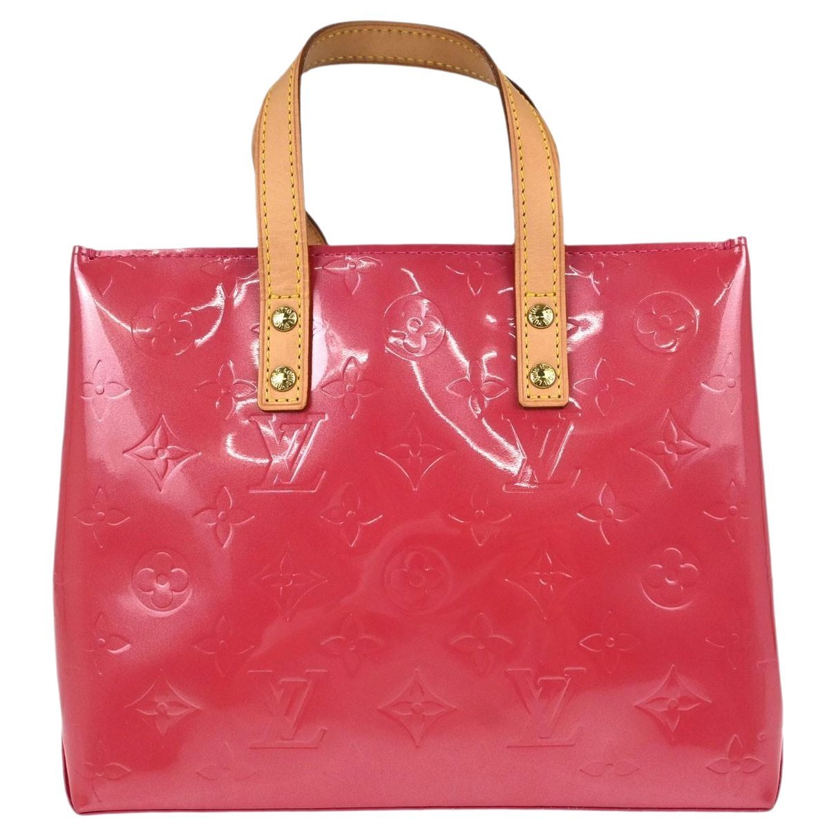 Reade patent leather handbag