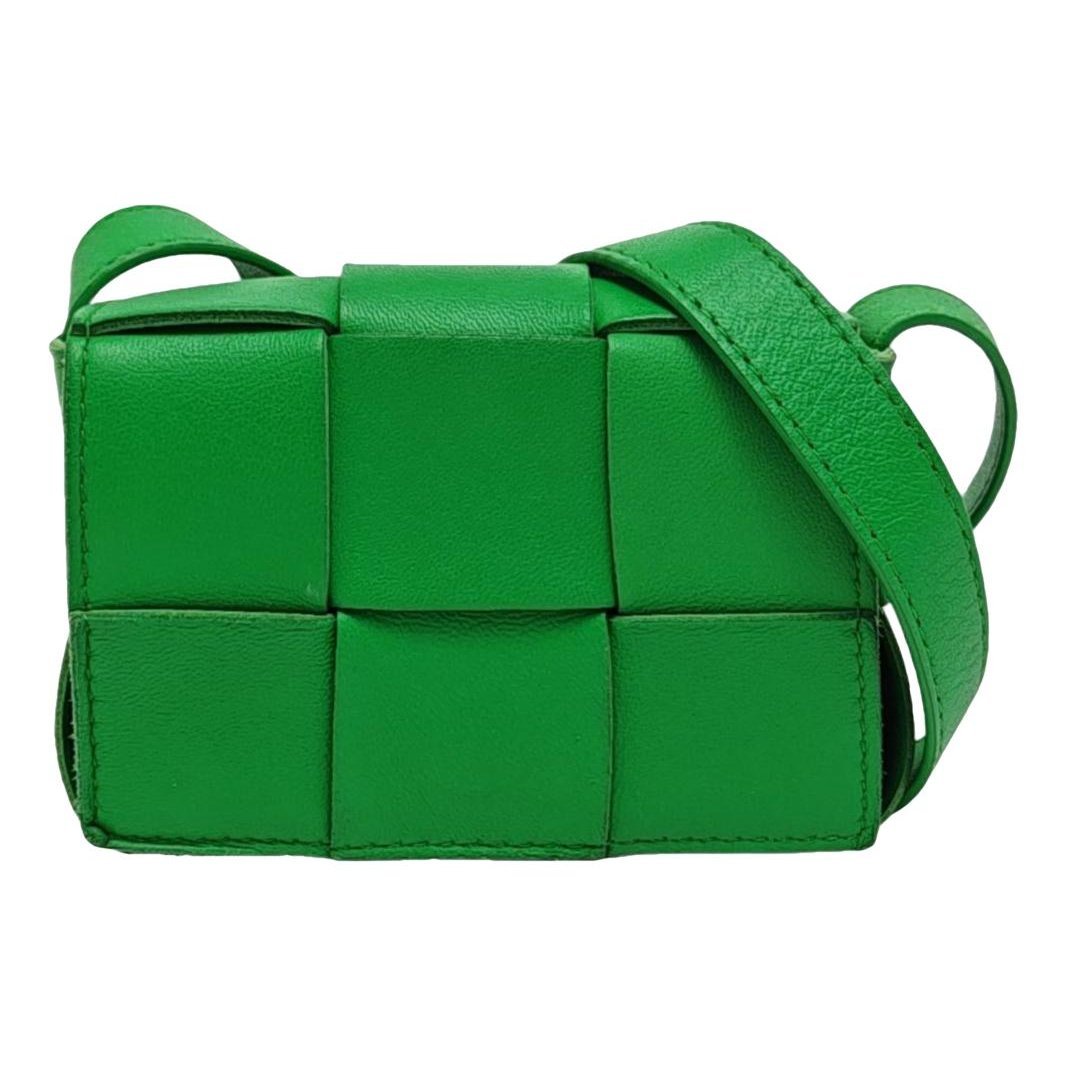 Cassette leather crossbody bag