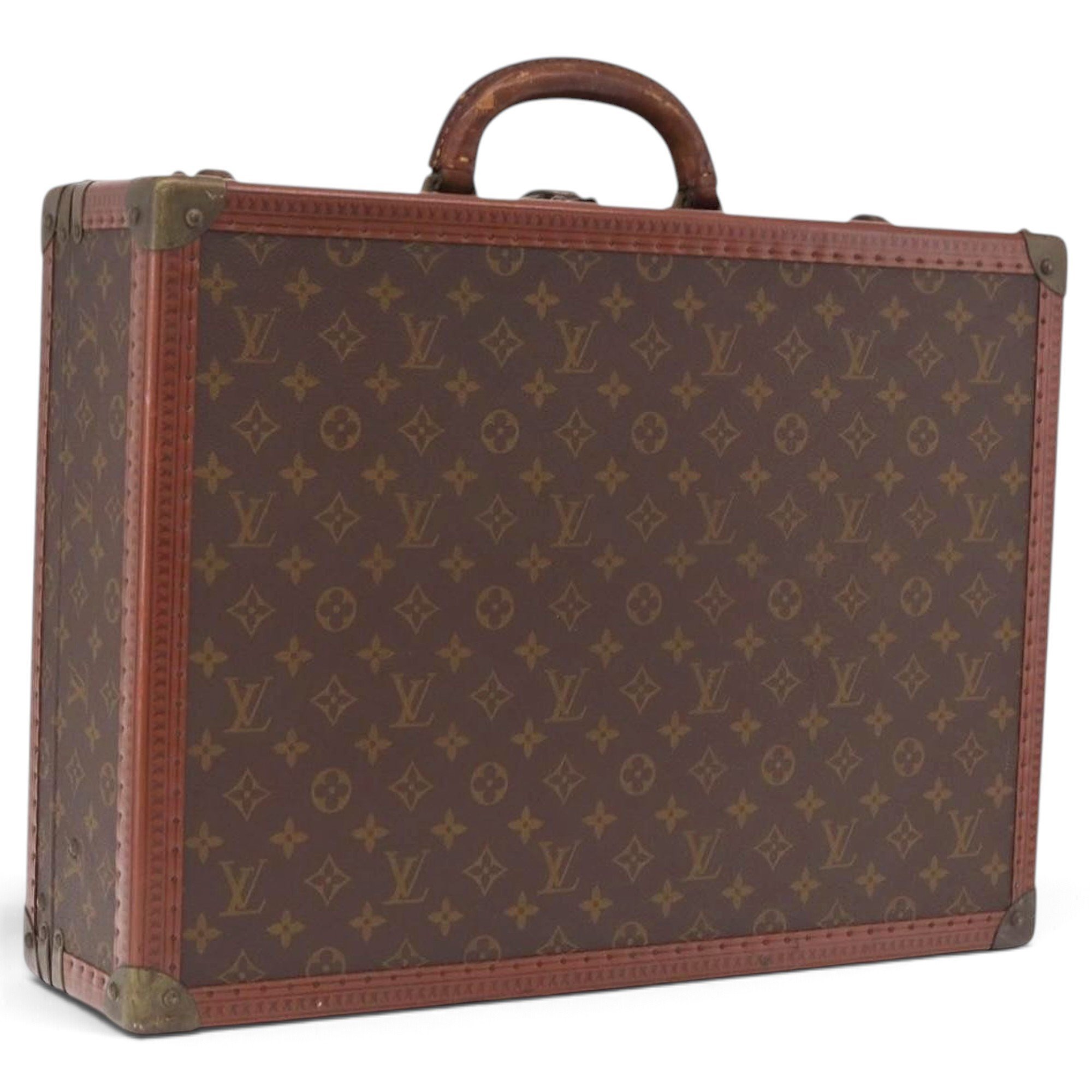 Leather travel bag