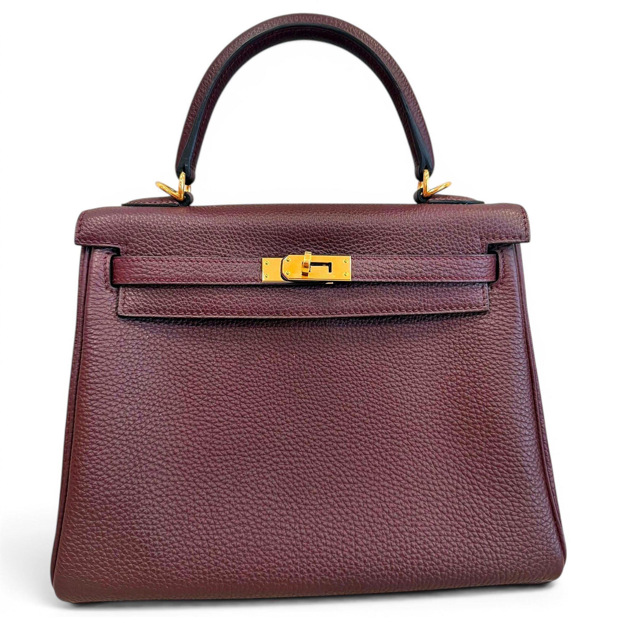 Kelly 25 leather handbag