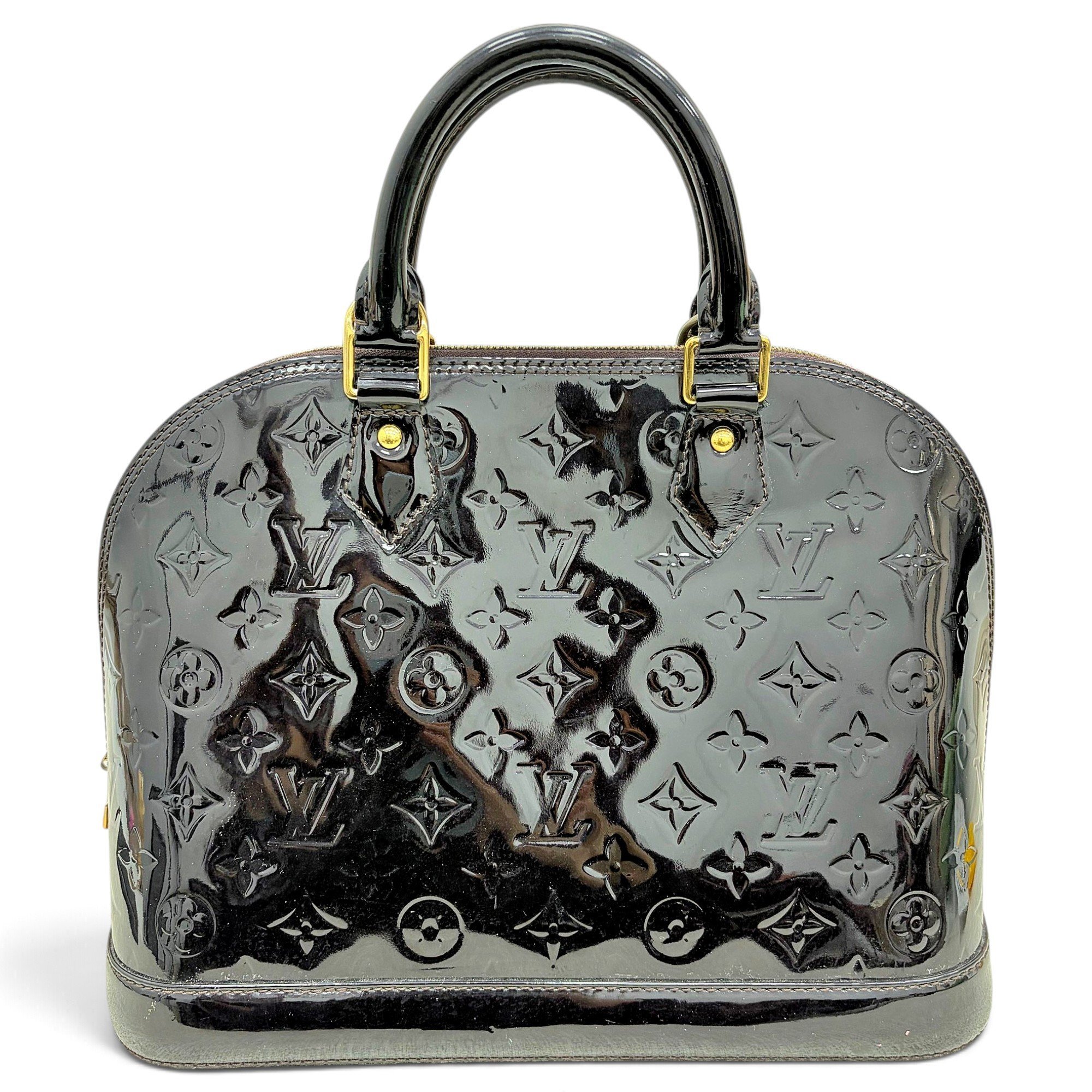 Alma BB patent leather handbag