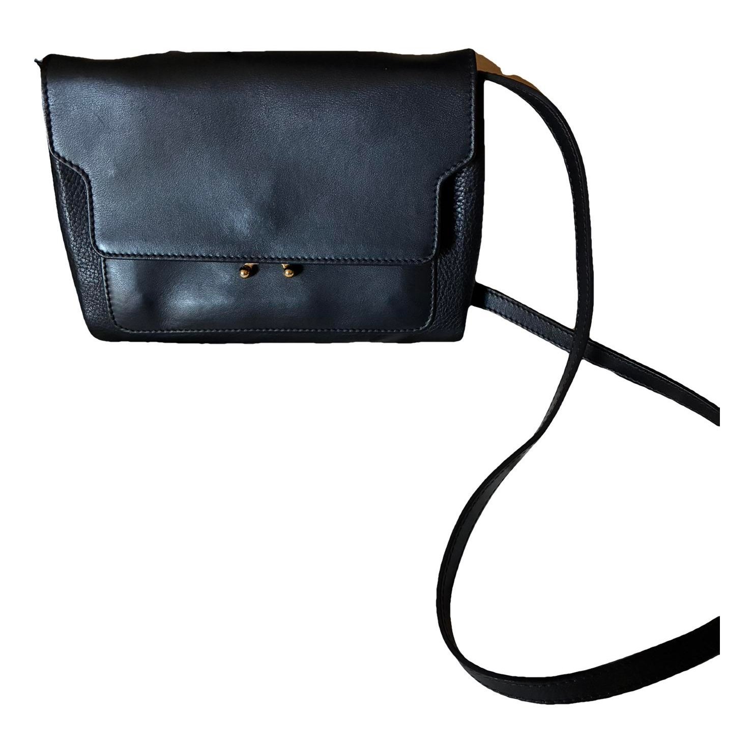 Marni Trunk leather crossbody bag
