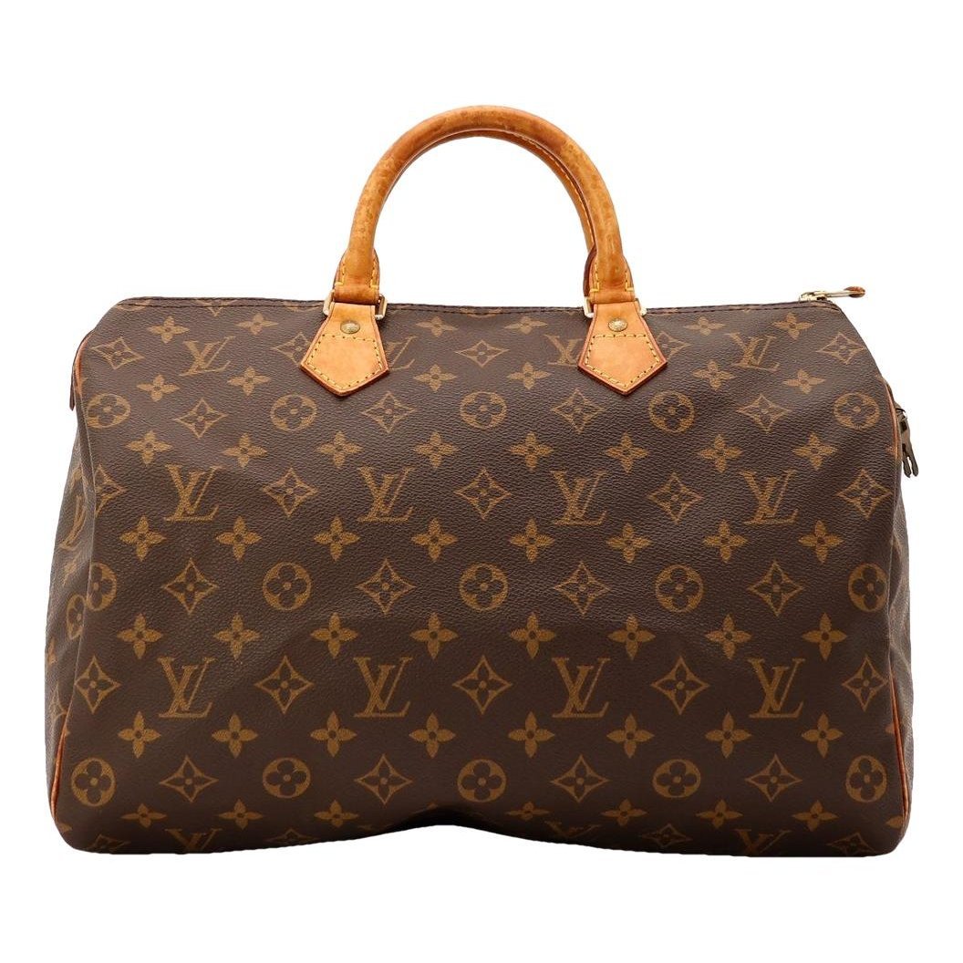 Speedy leather handbag