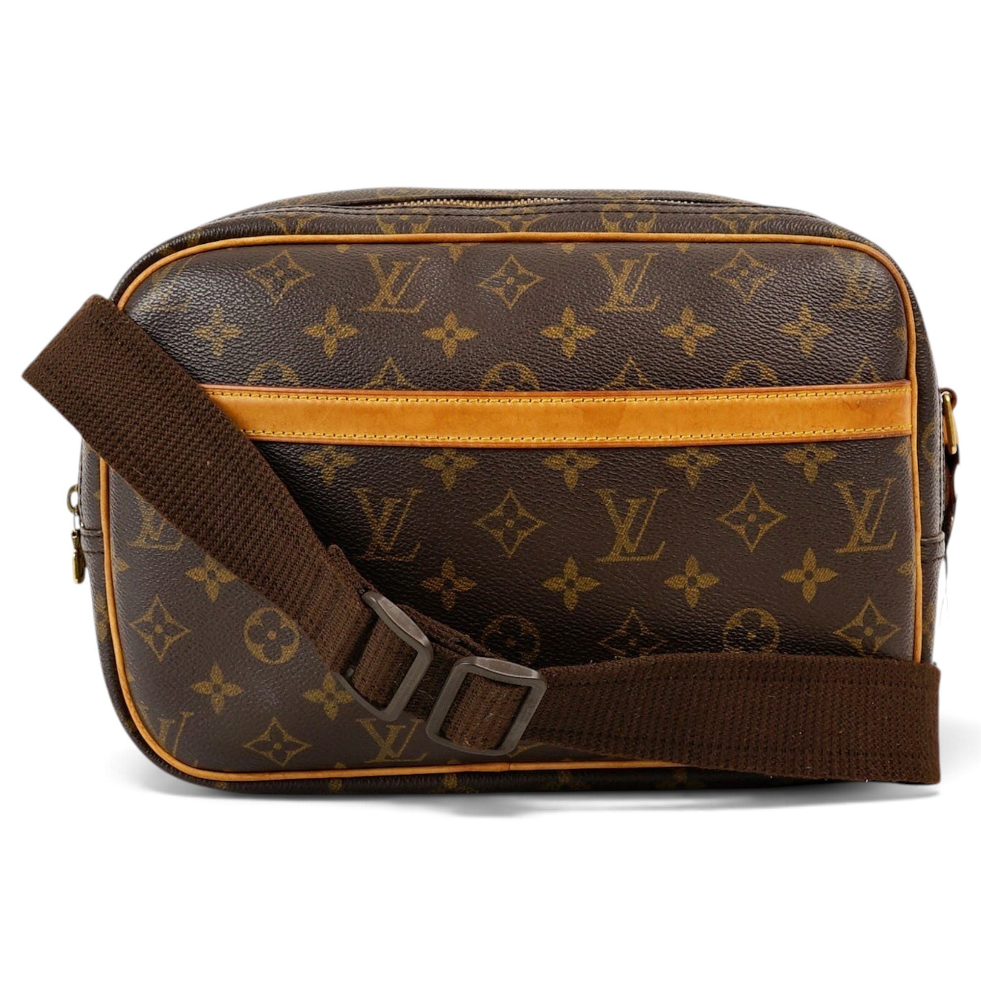 Reporter leather crossbody bag
