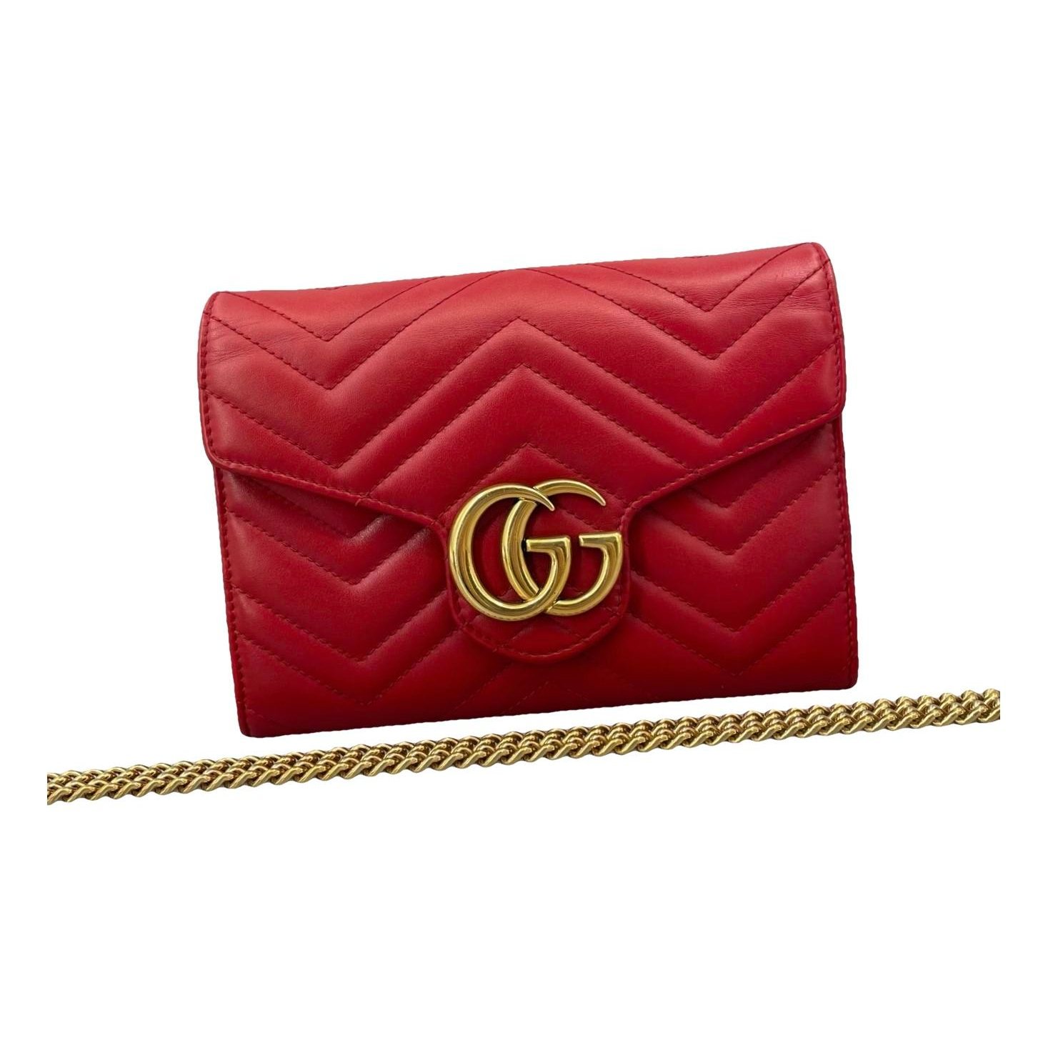 GG Marmont Chain leather handbag