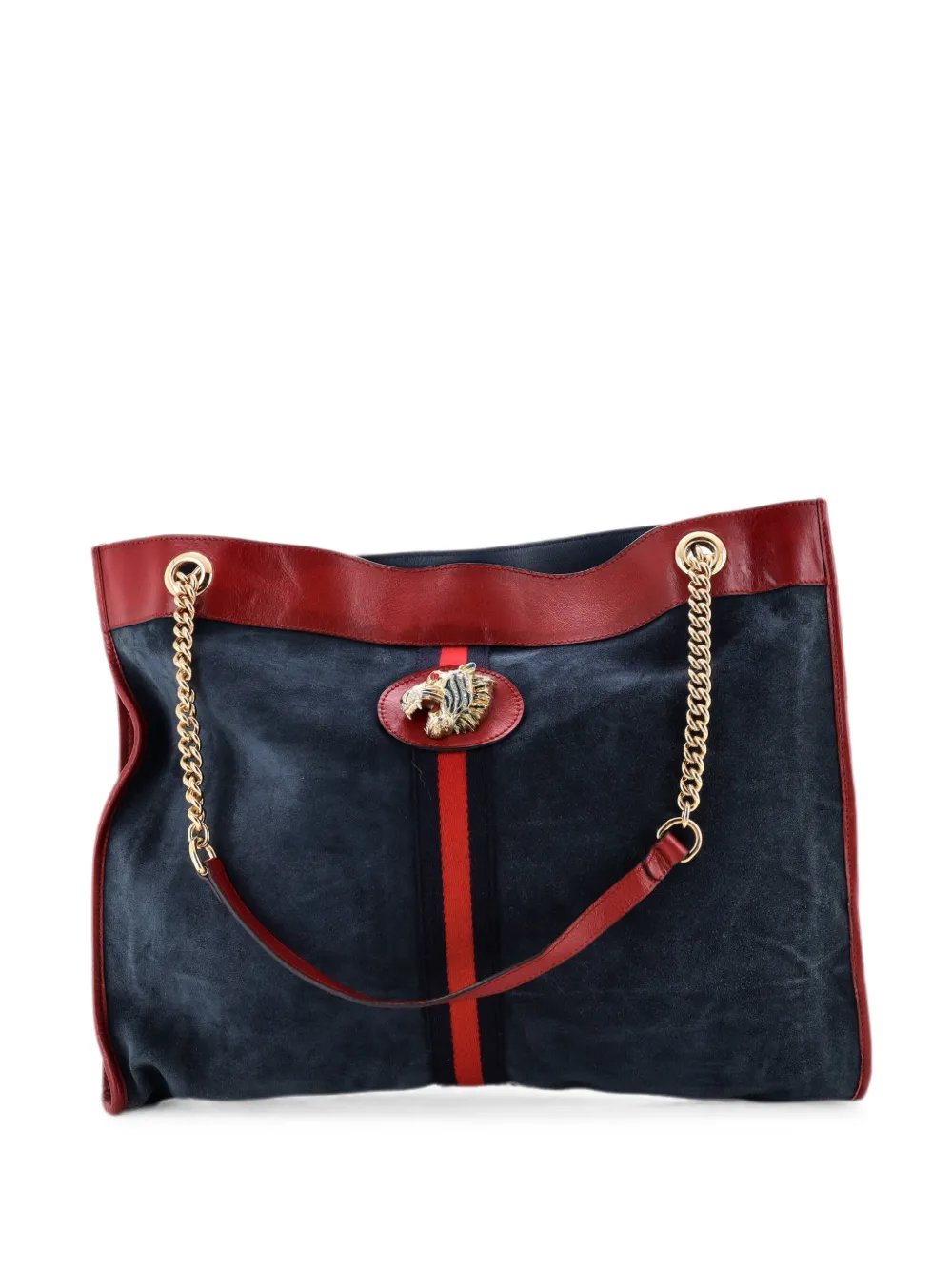 Rajah Chain Suede Large tote bag