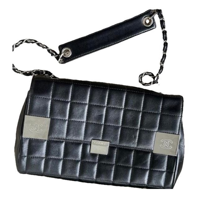 East West Chocolate Bar leather handbag